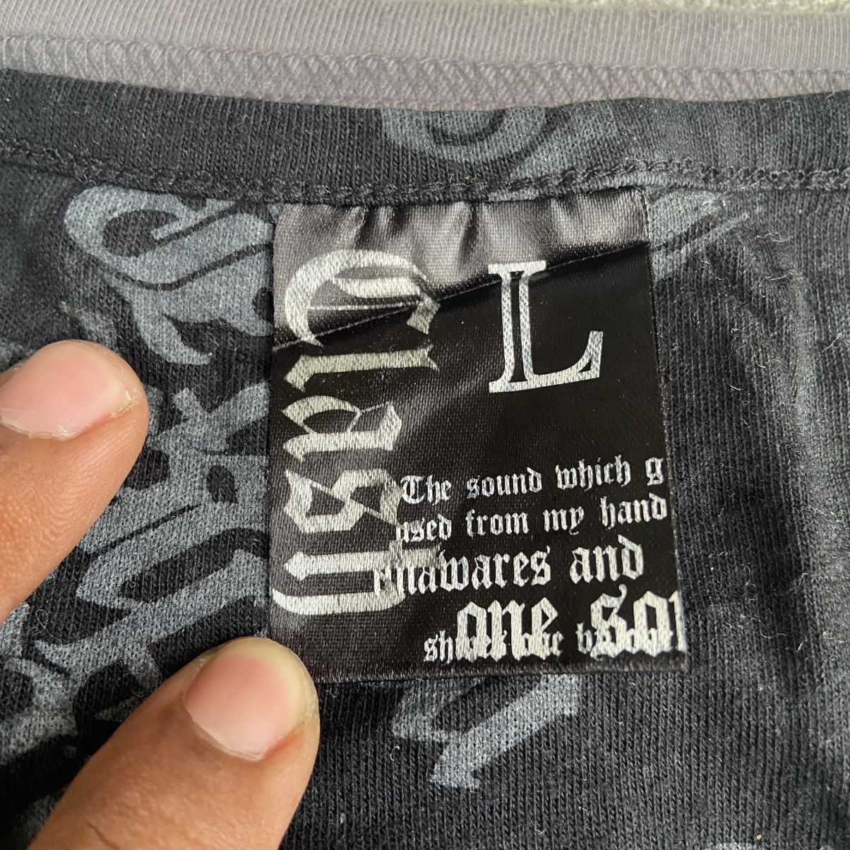 If Six Was Nine Clash Ahead Double Layer Poem Punk Style Size L / US 10 / IT 46 - 3 Thumbnail