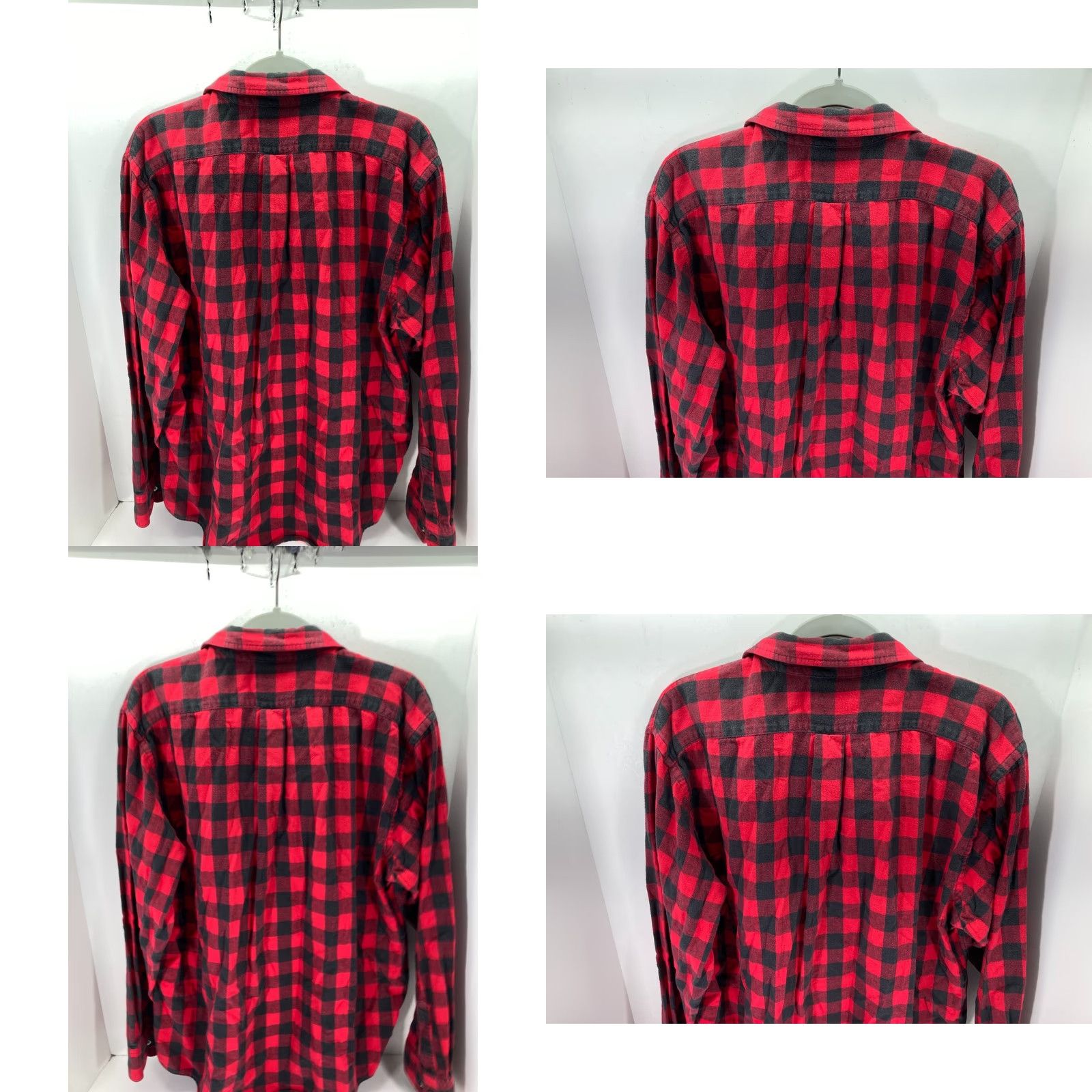 Eddie Bauer VINTAGE Eddie Bauer Snap Front Shirt Mens XL Red Black Plaid Flannel Rodeo Long Sleeve Size US XL / EU 56 / 4 - 8 Thumbnail