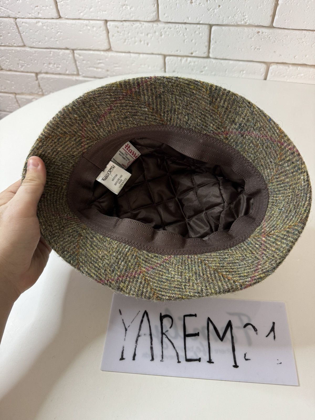 Harris Tweed Harris Tweed vintage hat cap Size ONE SIZE - 4 Thumbnail
