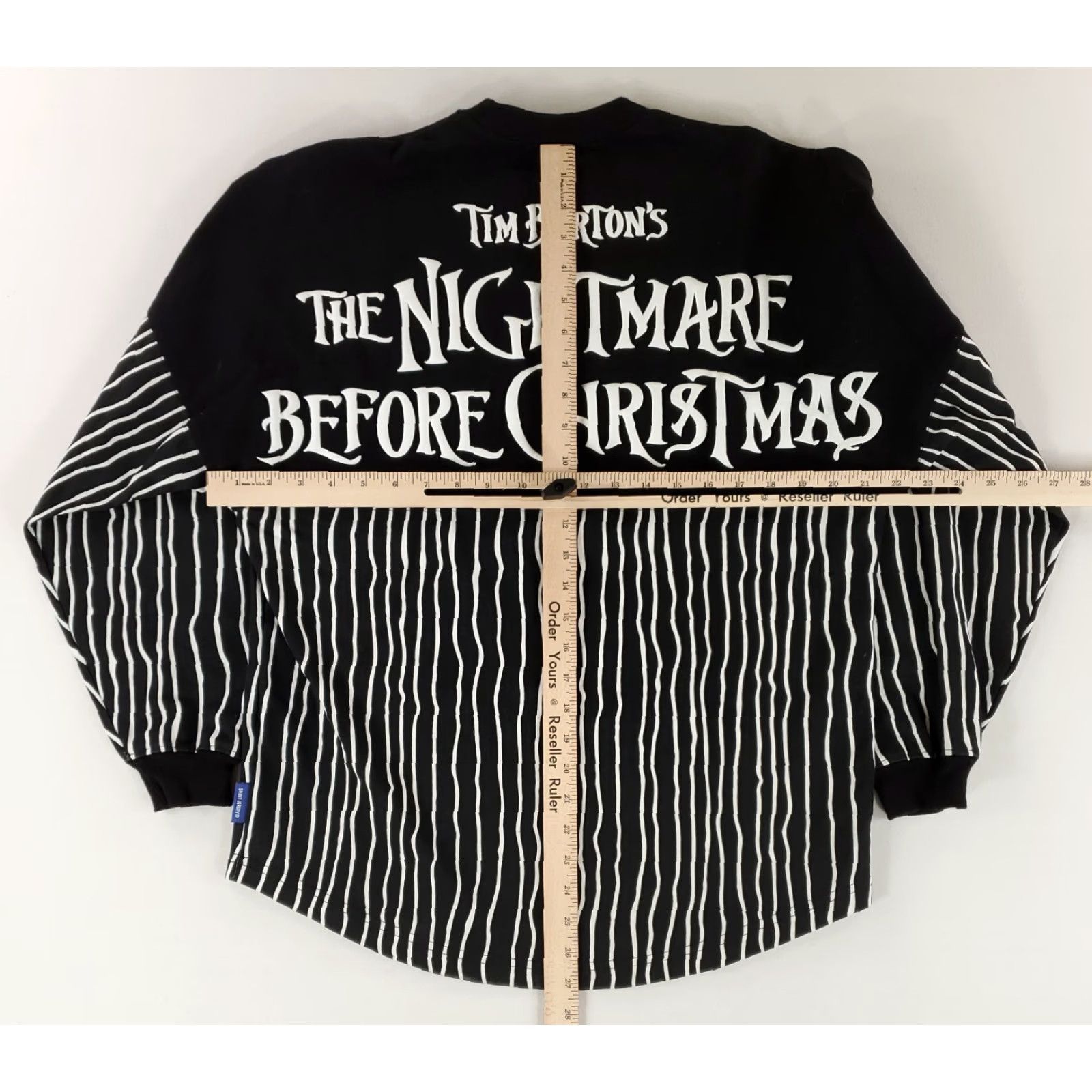 Disney Disney Spirit Jersey Nightmare Before Christmas T Shirt Long Sleeve Mens S Black Spirit Jersey Shirt Mens S Size US S / EU 44-46 / 1 - 8 Thumbnail