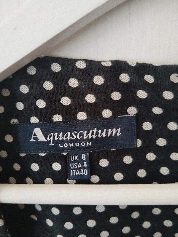 Aquascutum × Vintage Aquascutum vintage polka dot dress Size S / US 4 / IT 40 - 2 Thumbnail