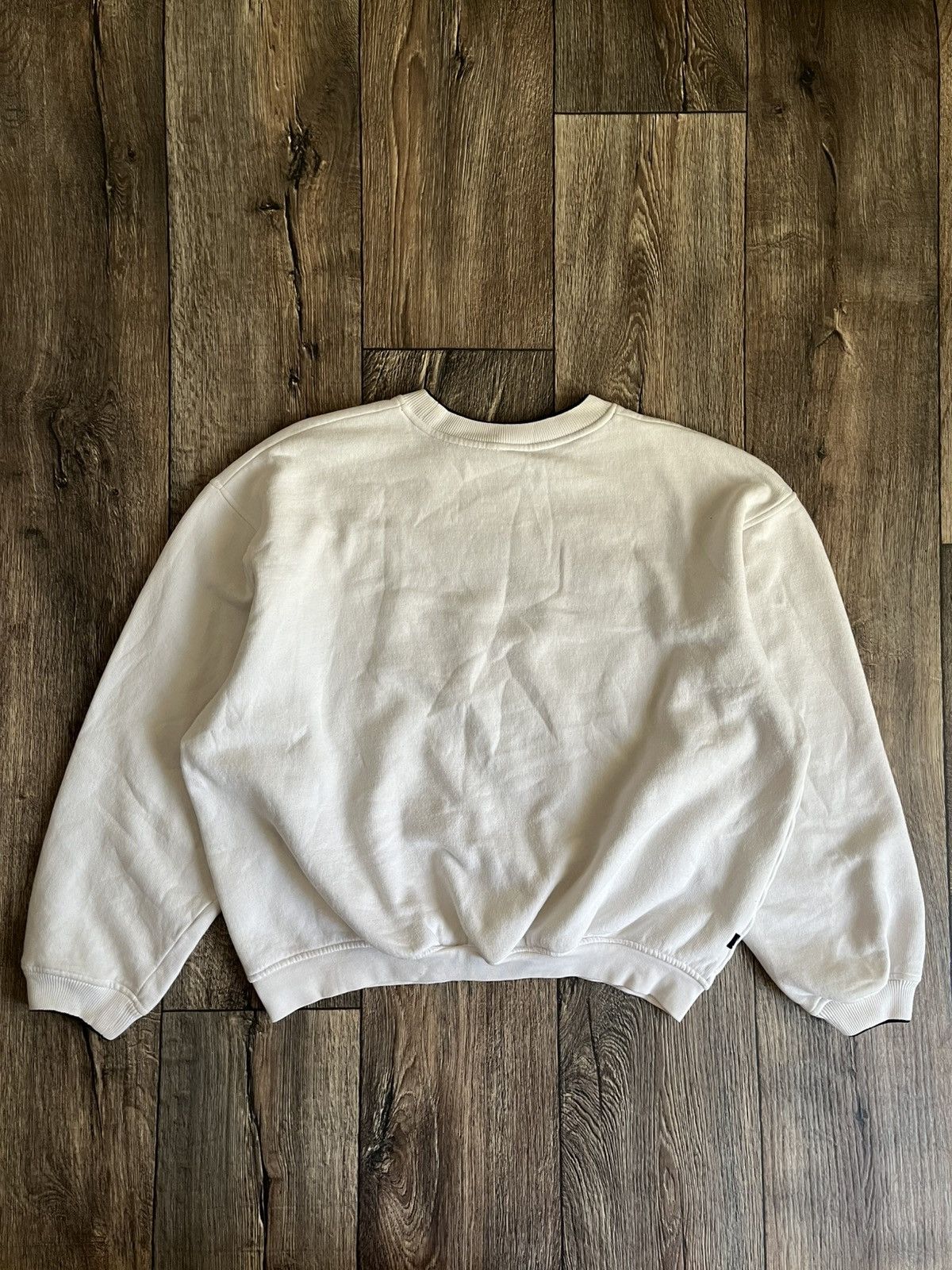 Nike × Vintage Y2K 1990s Nike Athletic Logo Boxy Fit Vintage Sweatshirt Size US XL / EU 56 / 4 - 13 Thumbnail