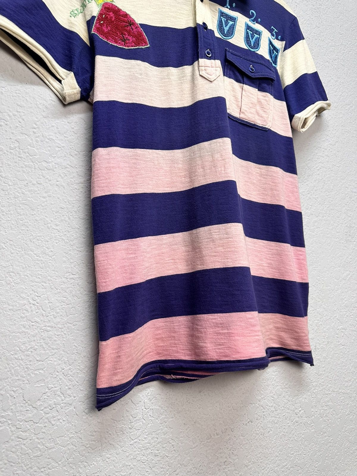 Custo Barcelona Custo Barcelona Multicolor Striped Graphic T-Shirt S Size US S / EU 44-46 / 1 - 5 Thumbnail