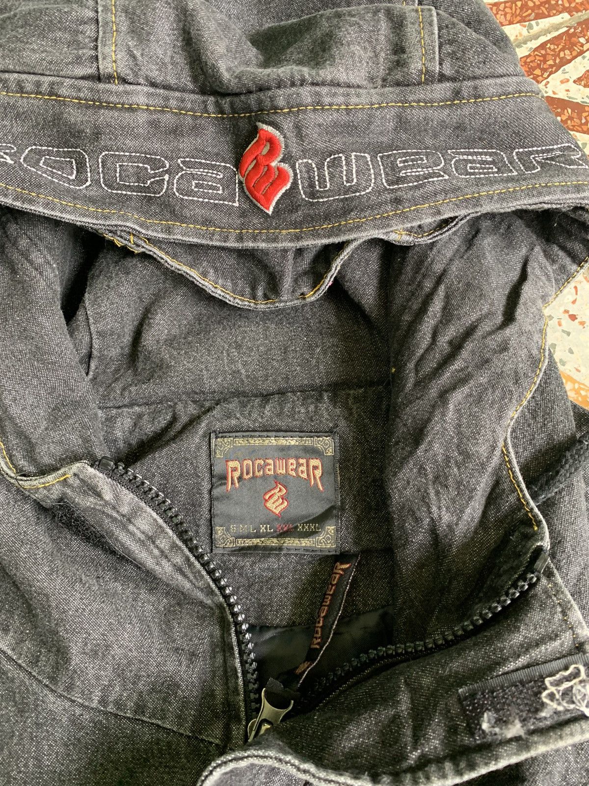 Rocawear Roca wear ecwcs denim jacket Size US XL / EU 56 / 4 - 3 Thumbnail