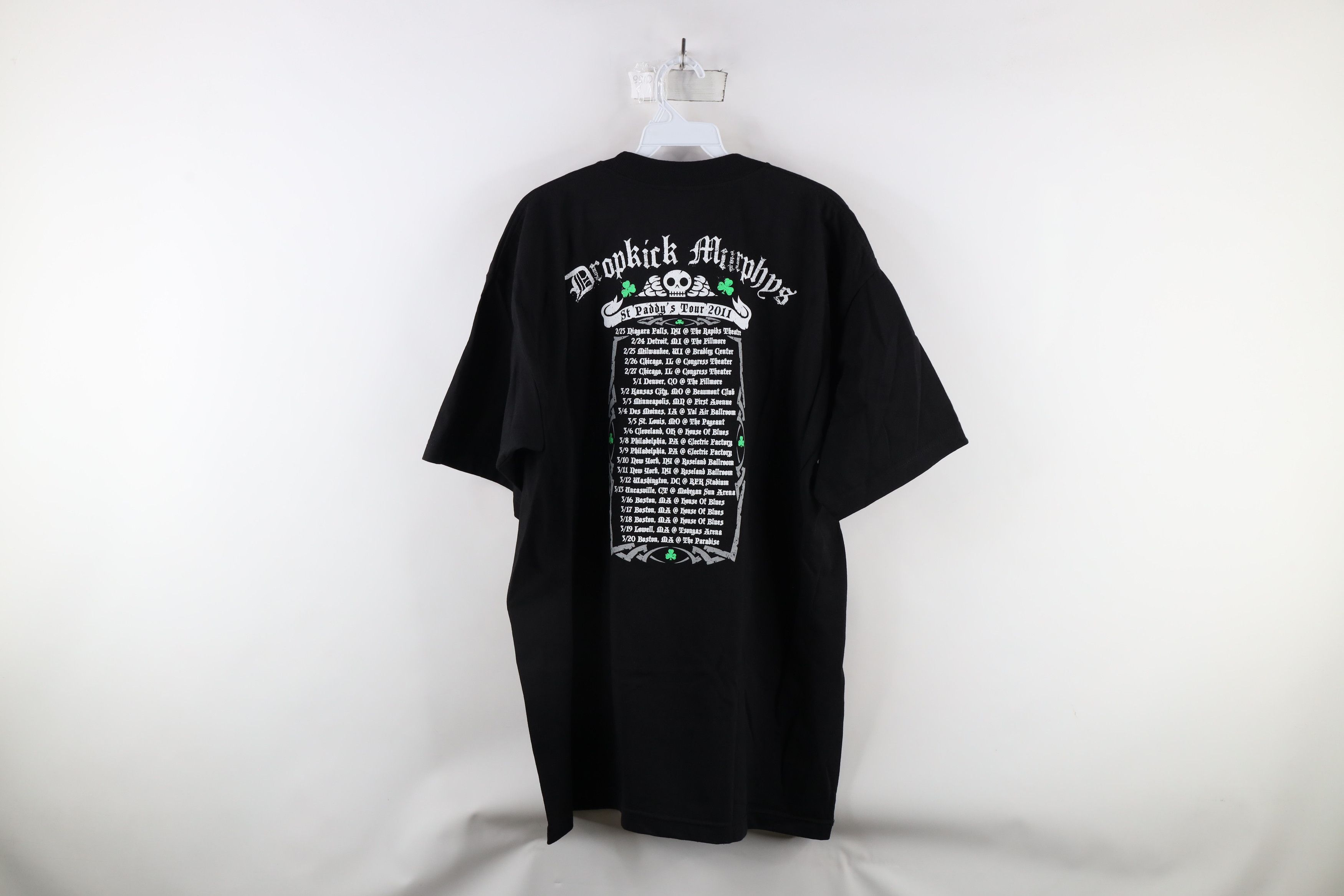 Vintage Vintage Y2K 2011 Tour Dropkick Murphys Band T-Shirt USA Size US XL / EU 56 / 4 - 10 Thumbnail