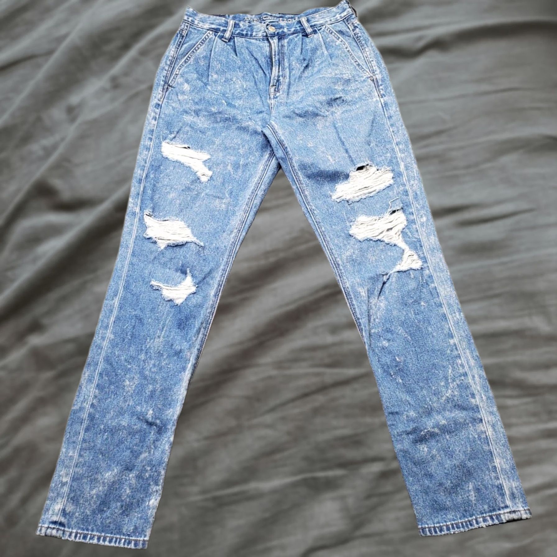 American Eagle Outfitters AMERICAN EAGLE OUTFITTERS Jeans Womens 2 Blue Denim Cotton Waistband Distressed Skinny 28 In 29.75 In Blue Womens Size 2 Jeans Distressed 28x29.75 Size 26" / US 2 / IT 38 - 1 Thumbnail