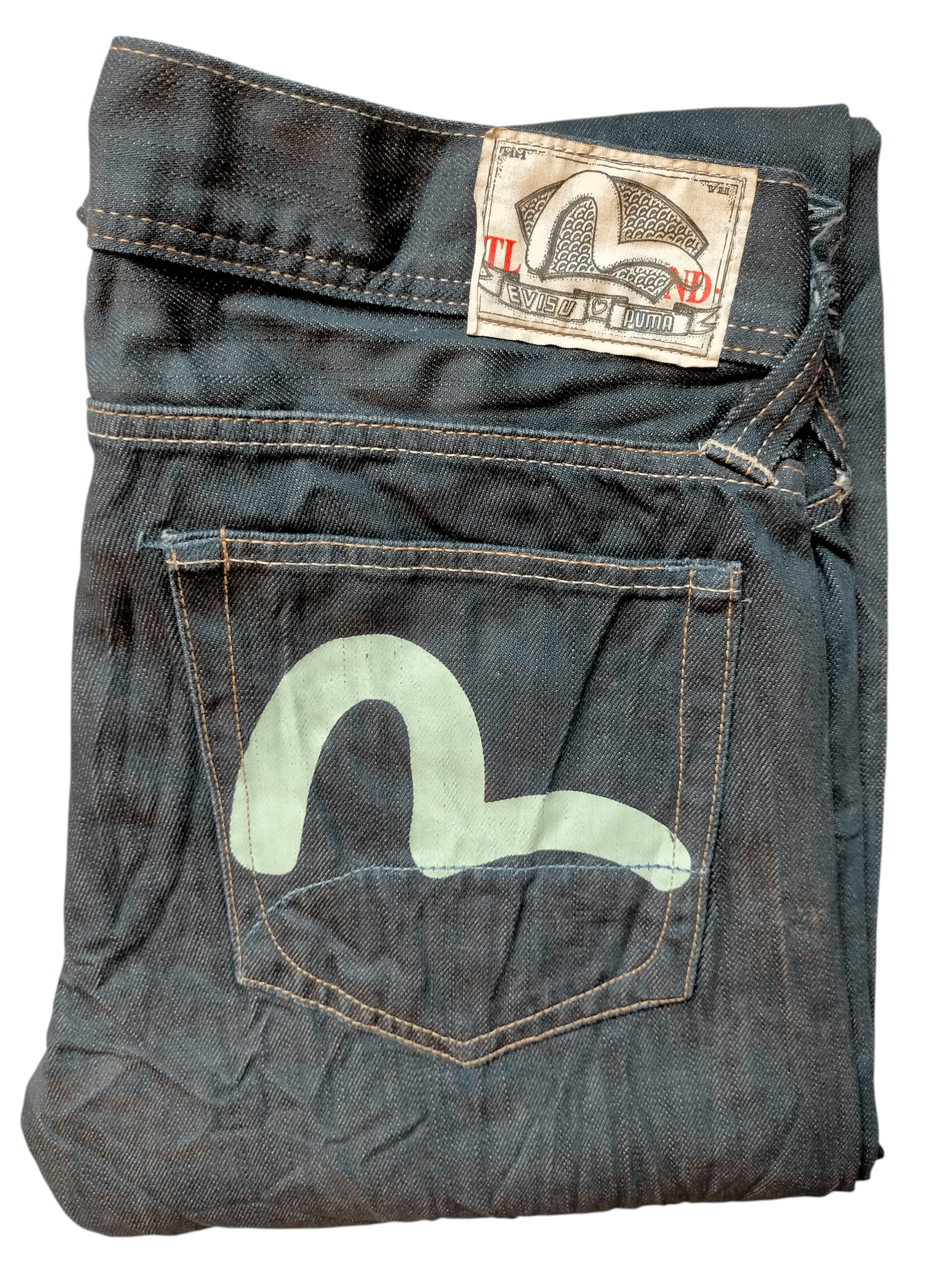 Evisu Evisu x Puma Flare Jeans Black Boot cut Denim Size US 32 / EU 48 - 1 Thumbnail