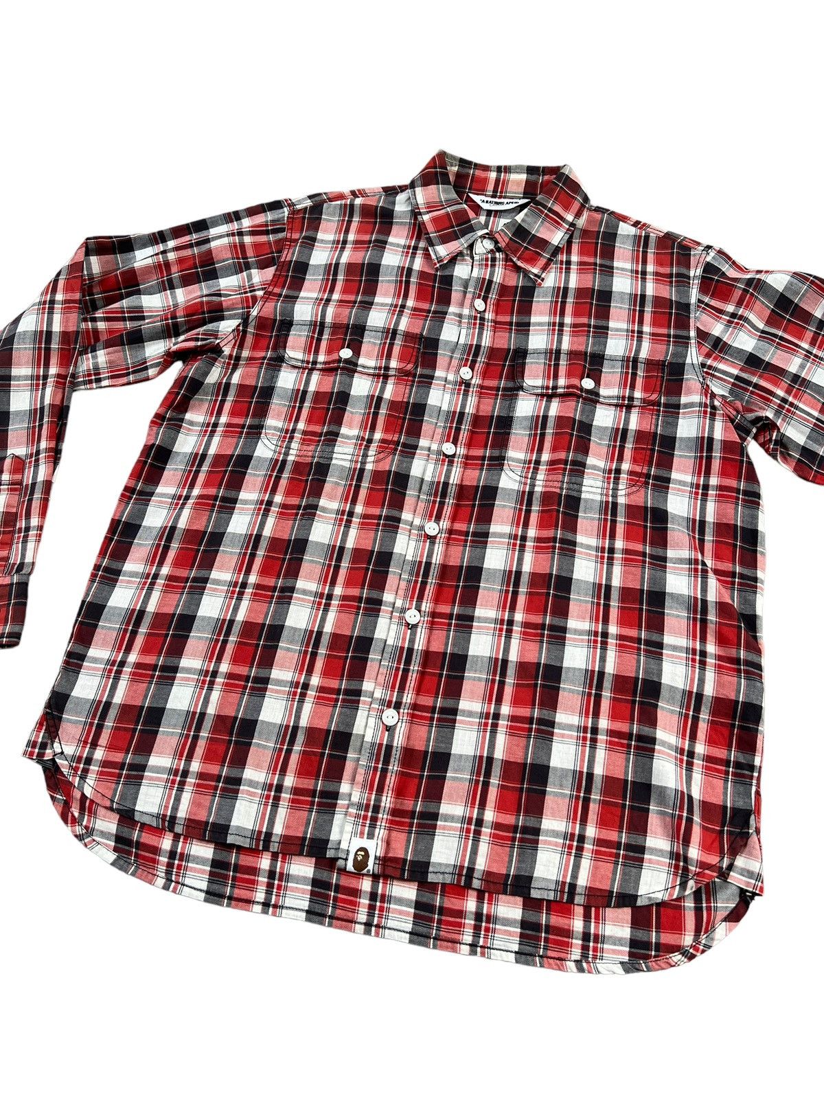 Bape × Nigo Bape Plaid Button Up Shirt Size US M / EU 48-50 / 2 - 6 Thumbnail