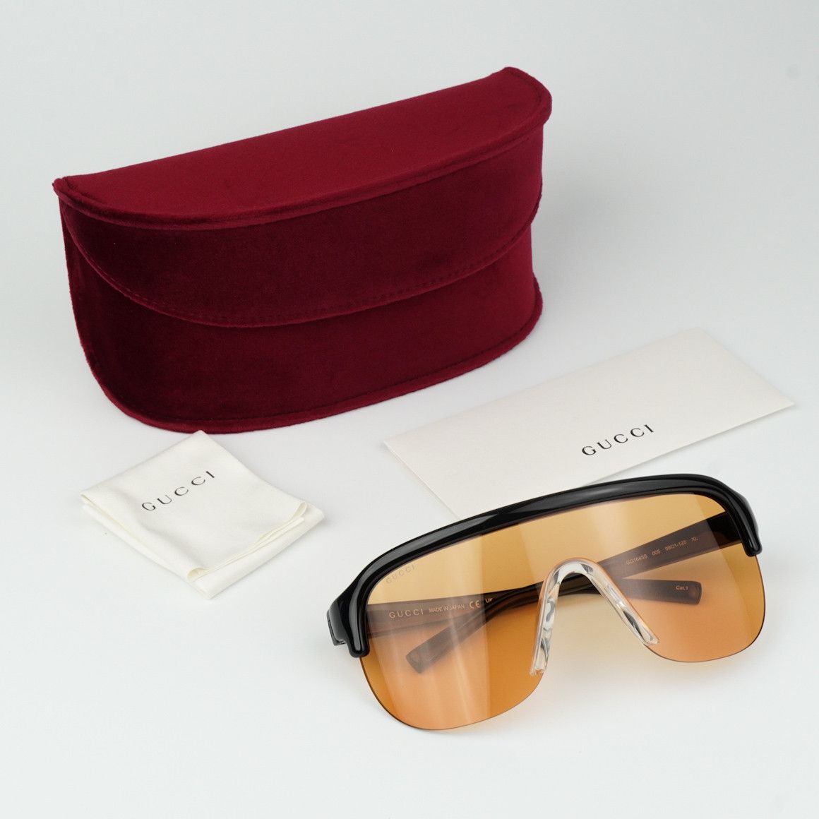 Gucci NEW Gucci GG1645S 005 Unisex Mask Sunglasses GG 1645S Size ONE SIZE - 10 Thumbnail