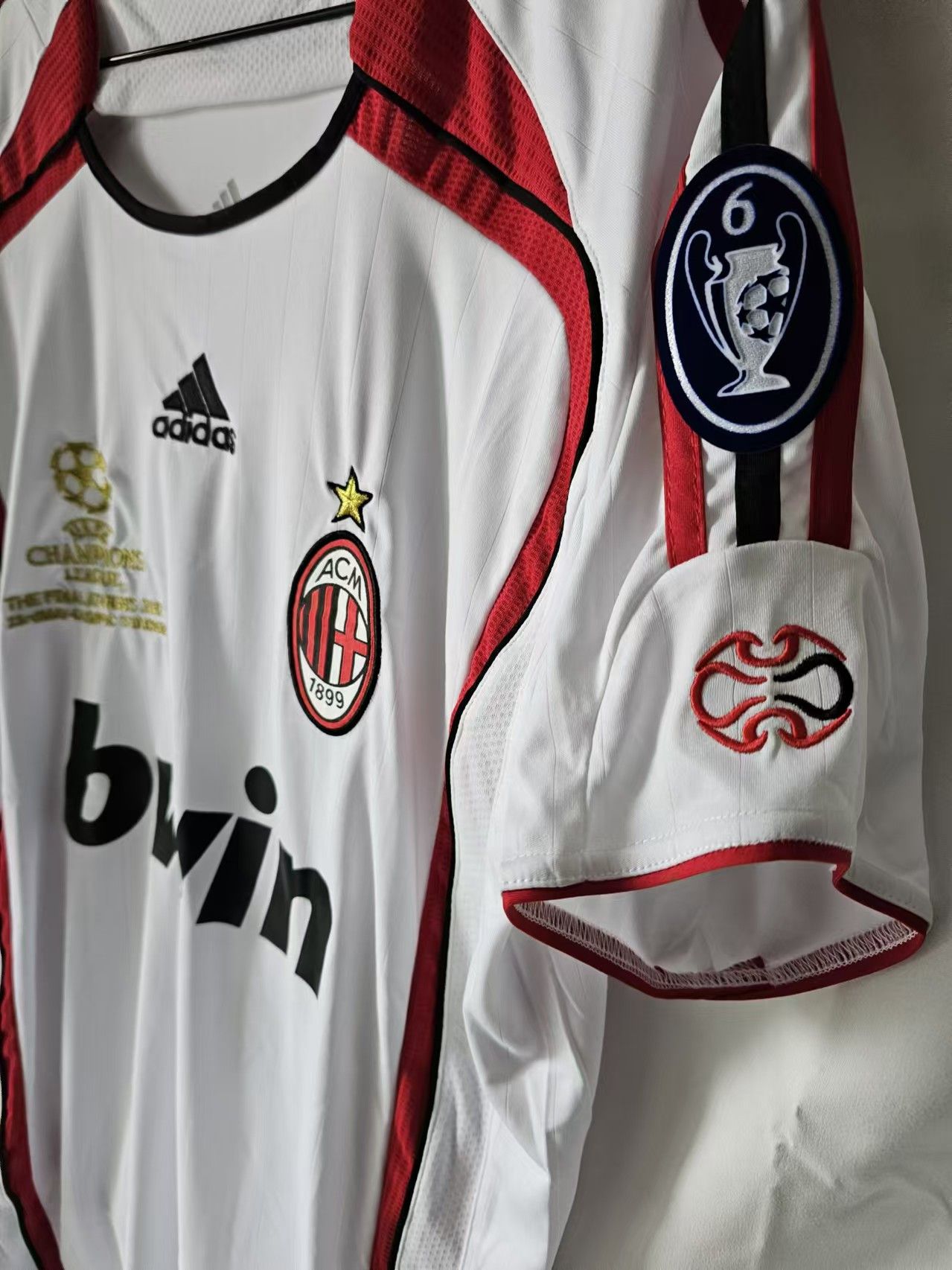 Other 2006 07 AC Milan 9 Filippo Inzaghi Jersey Size US XXL / EU 58 / 5 - 3 Thumbnail