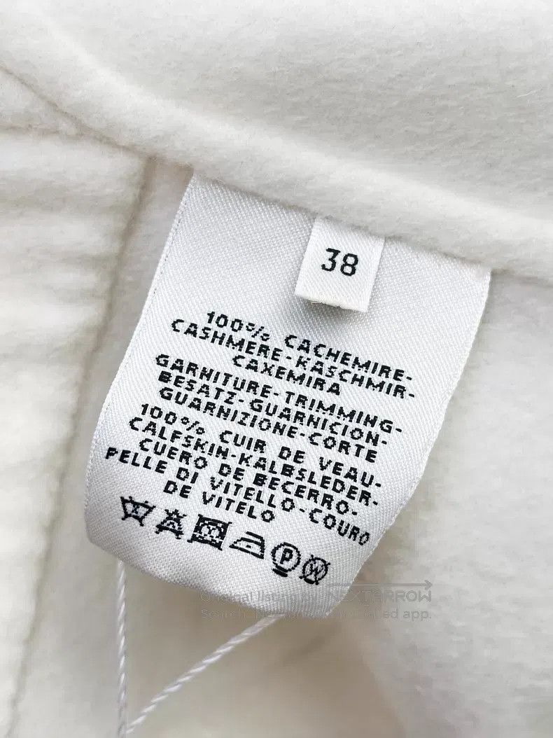 Hermes Hermes White Cashmere Coat Cloak Size XS / US 0-2 / IT 36-38 - 5 Thumbnail