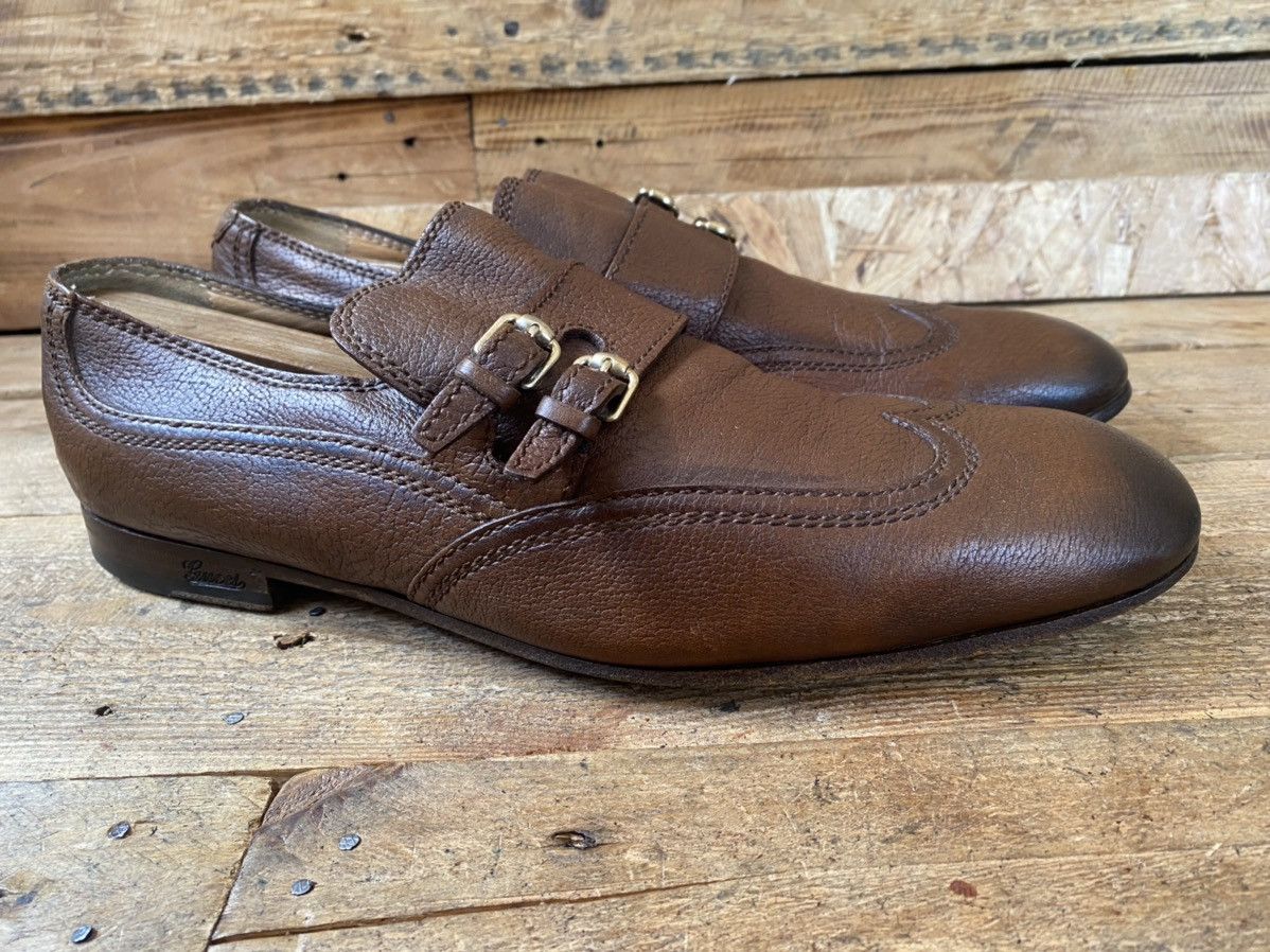 Gucci Gucci brown double monk strap brown leather shoes uk10,sz44 Size US 11 / EU 44 - 10 Thumbnail