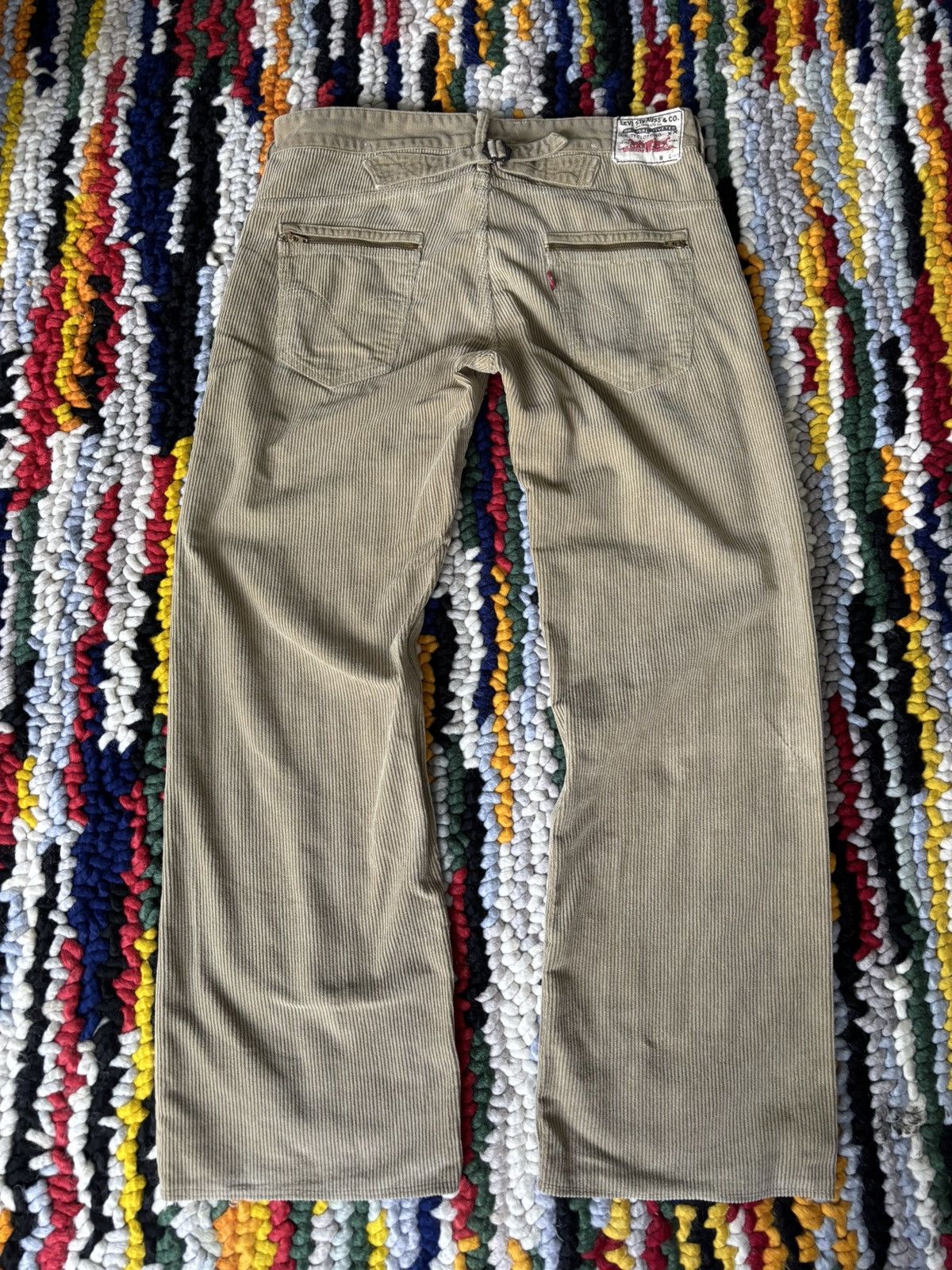 Levi's Levis Engineered Style Buckleback Corduroy Pants Size US 34 / EU 50 - 1 Thumbnail