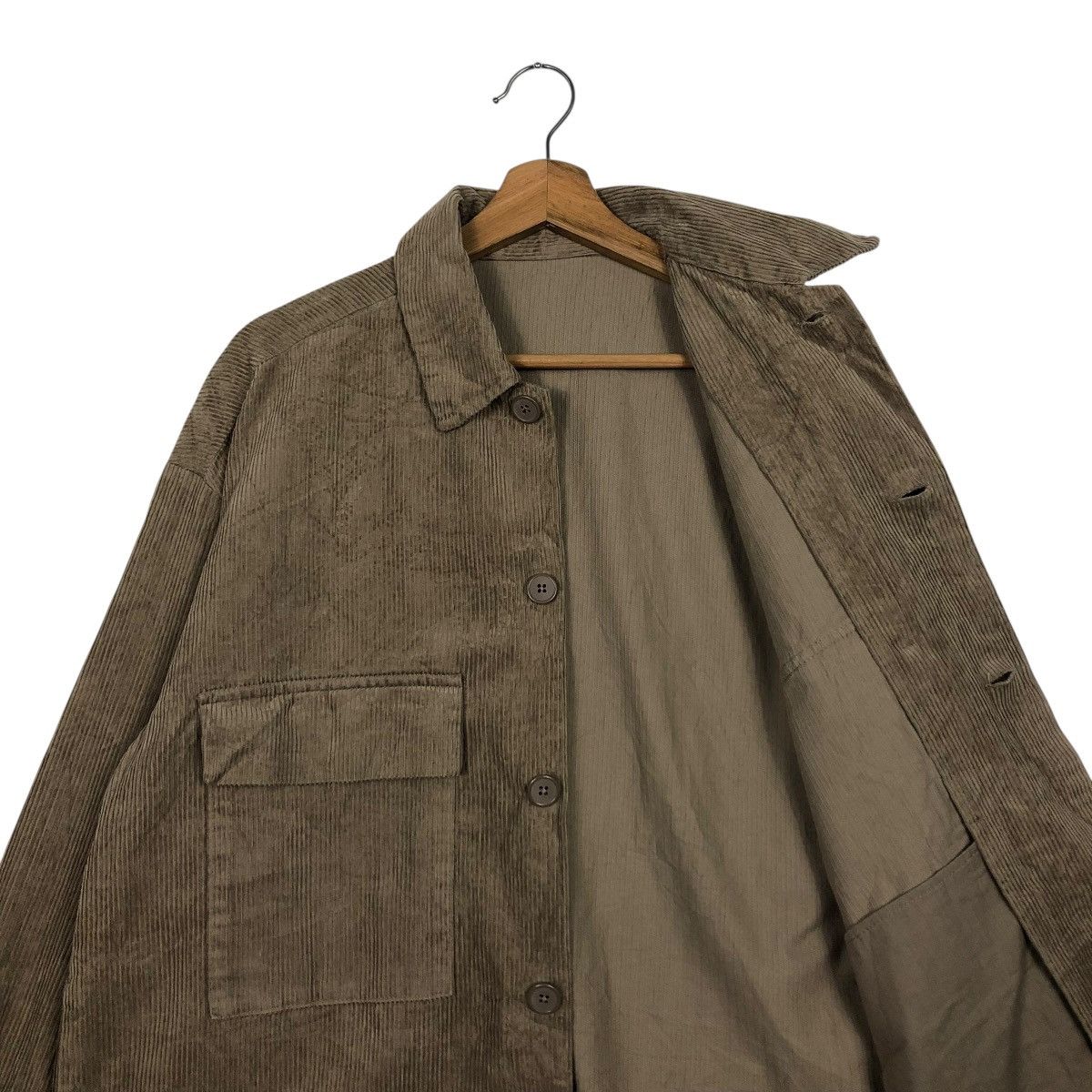 Other 🔥VINTAGE SHIRT WORK JACKET CORDUROY GU ISSEY MIYAKE Size US M / EU 48-50 / 2 - 14 Thumbnail