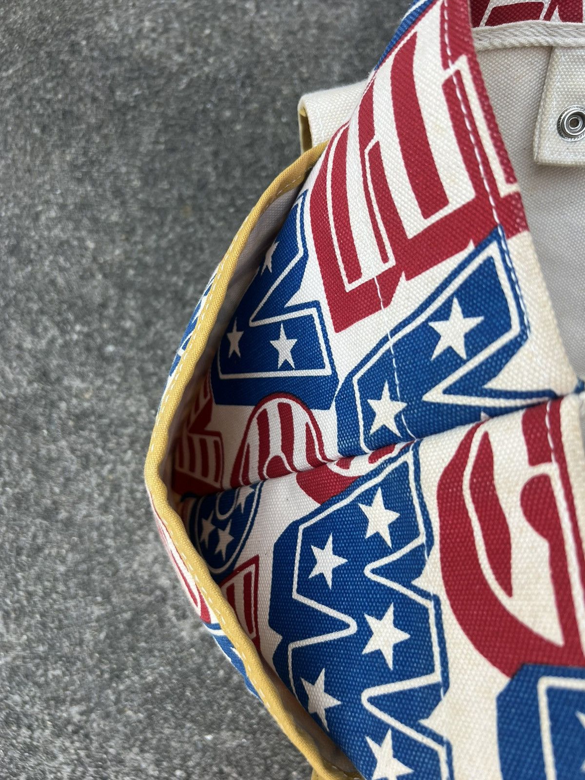 Hysteric Glamour Vintage Hysteric Glamour Duck Cotton Psychedelic Tote Bag Size ONE SIZE - 22 Thumbnail