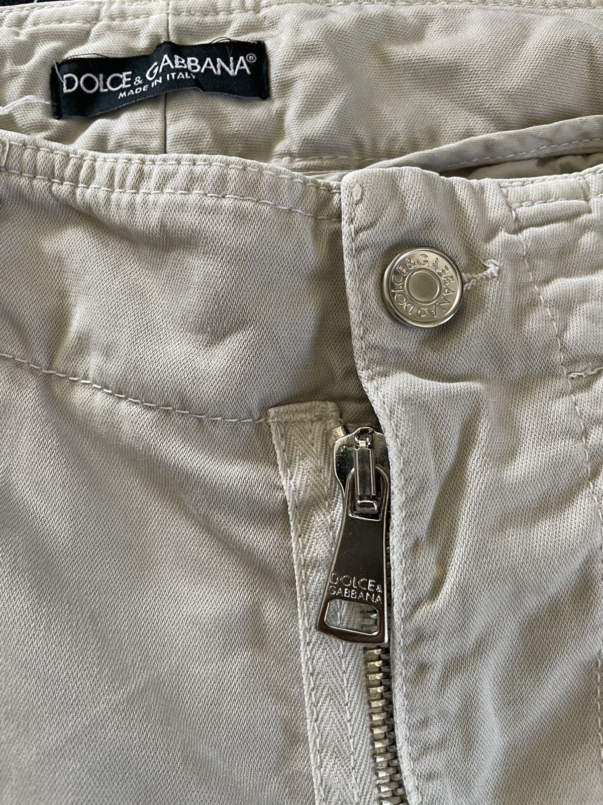 Dolce & Gabbana × Vintage Vintage Y2K Dolce & Gabbana Zipper Cargo Pants Size 52 Size US 38 / EU 54 - 8 Thumbnail