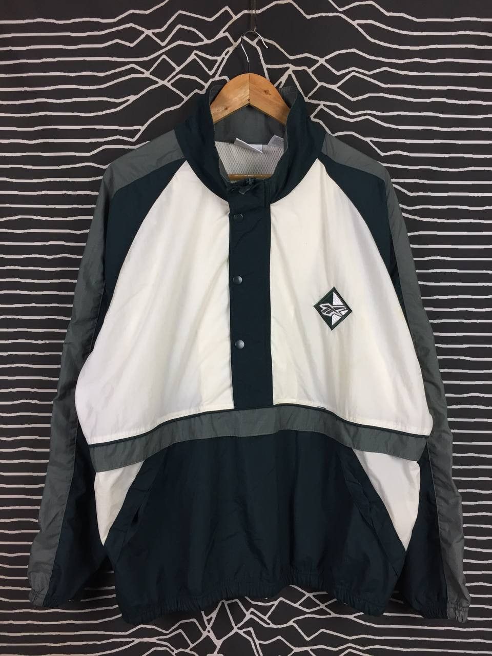 Reebok Vtg 90s Reebok Retro Colorblock Pullover Windbreaker Jacket Size US L / EU 52-54 / 3 - 1 Thumbnail