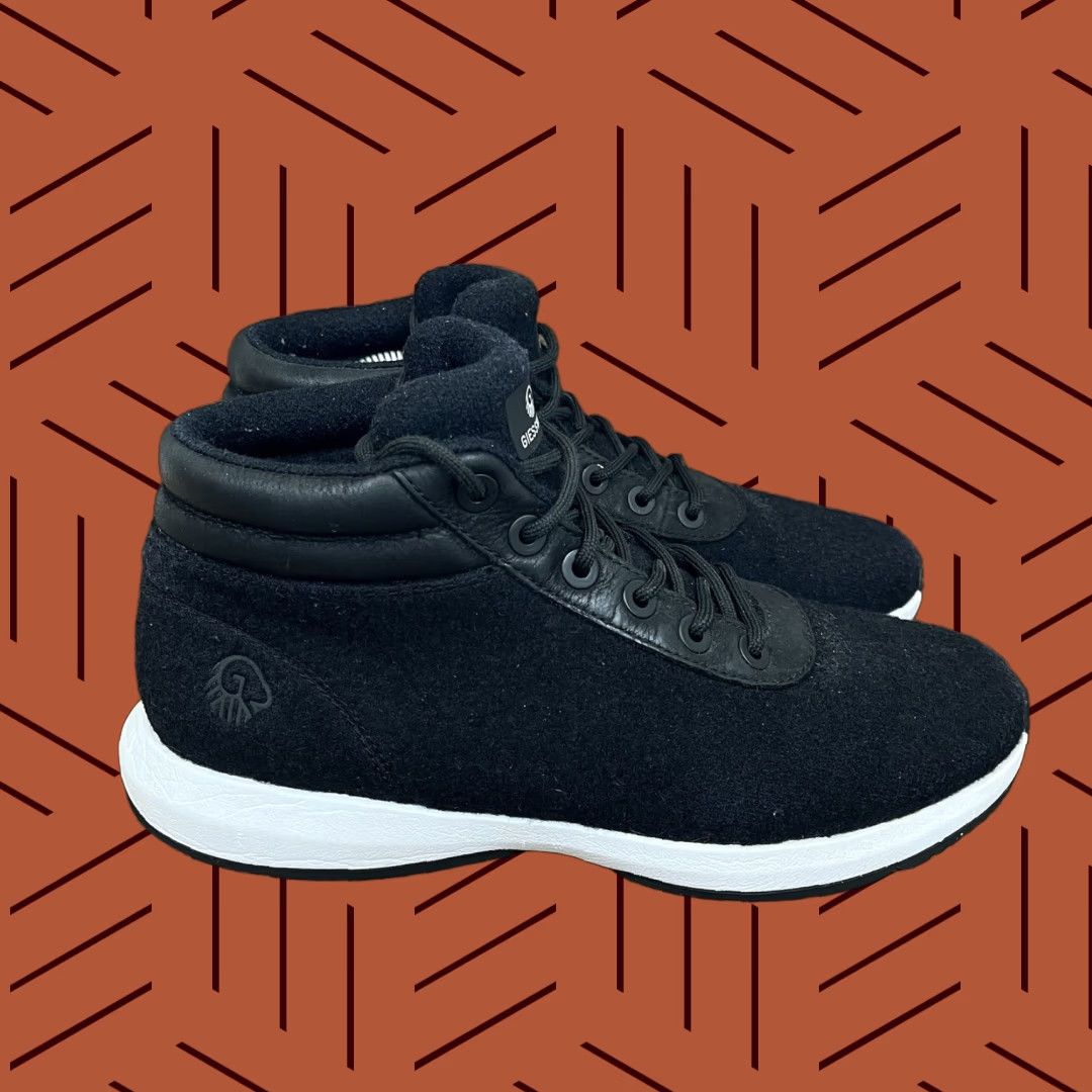 Vintage VINTAGE GIESSWEIN Shoes Men 10 EU 43 Black Merino Wool High Top Runners Trainers Sneaker Size US M / EU 48-50 / 2 - 1 Thumbnail