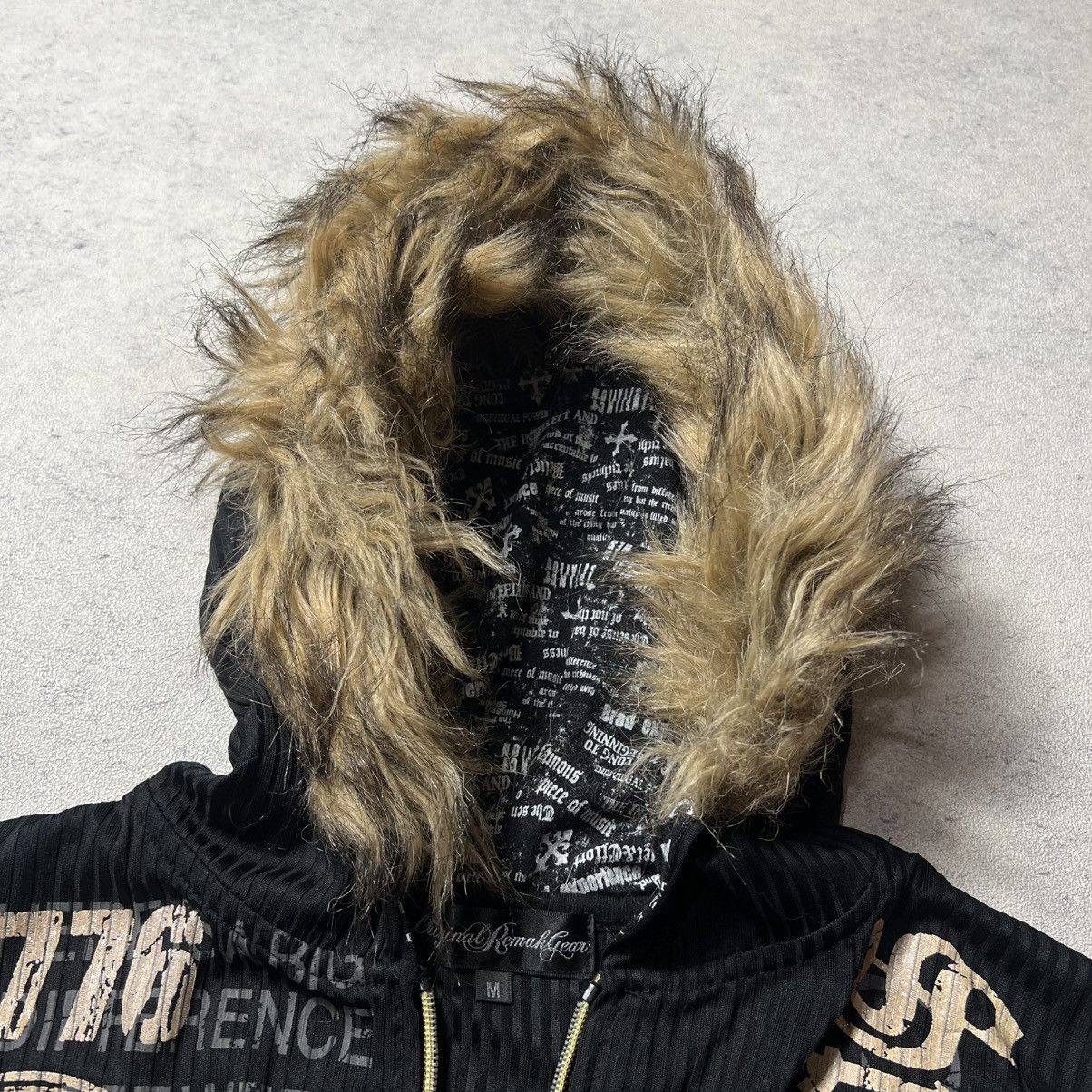 Japanese Brand Y2k Fur ORG Gothic Grunge Punk Ifsix Lgb Style Hoodie LS Size US M / EU 48-50 / 2 - 4 Thumbnail