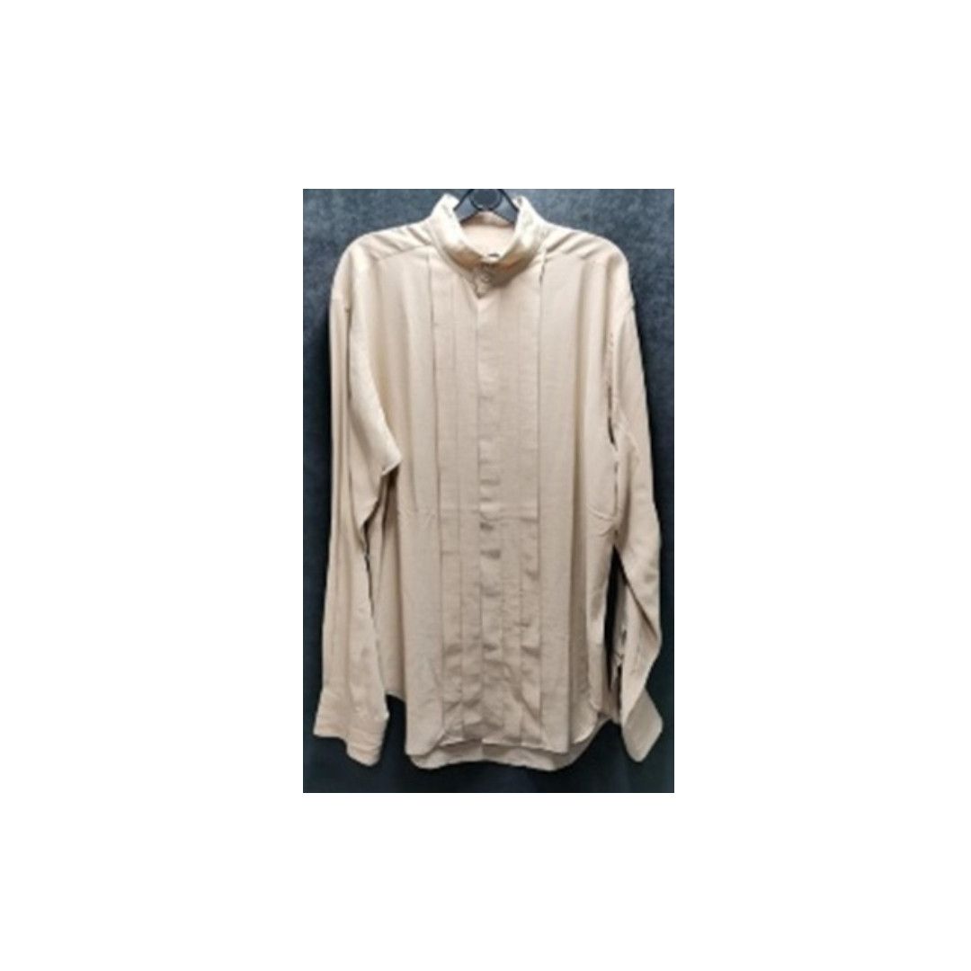 image of Tom Ford O1Loc1C0224 94Yqgmsz Shirt In Beige, Men's (Size Small)