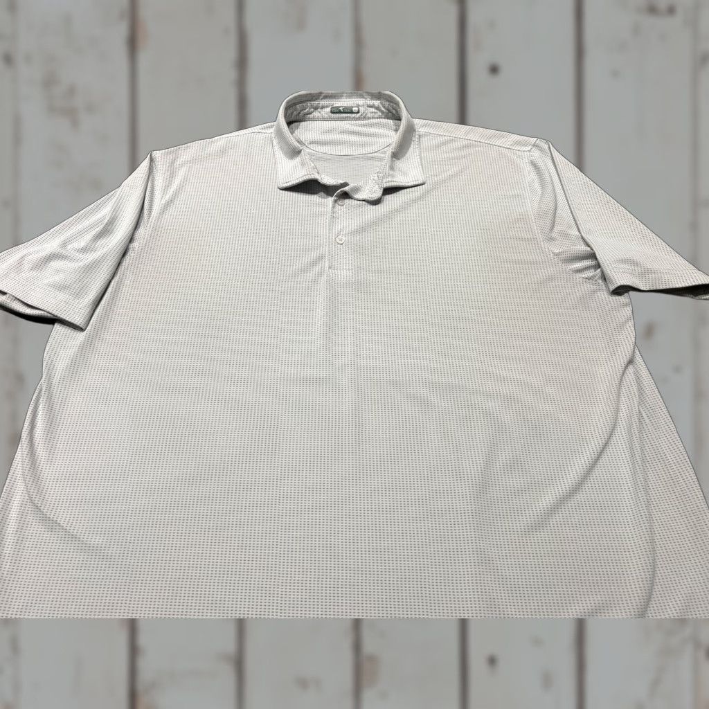 Vintage Genteal Polo Shirt Mens 3XL Golf Performance Short Sleeve Wicking Gray Polyester Breathable Moisture Wicking Logo Regular Collared Button Polo Mens Size US XXL / EU 58 / 5 - 1 Thumbnail