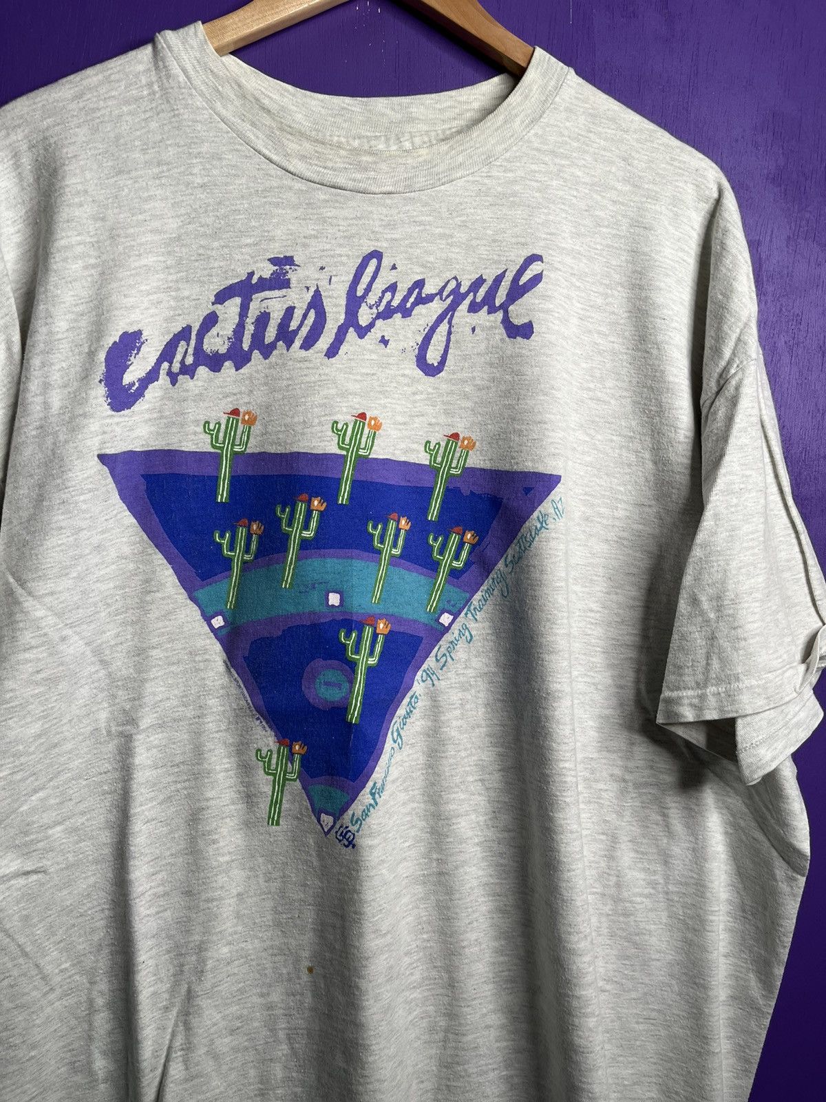 MLB × Vintage Vintage 1994 SF giants Cactus League t-shirt Size US XXL / EU 58 / 5 - 3 Thumbnail