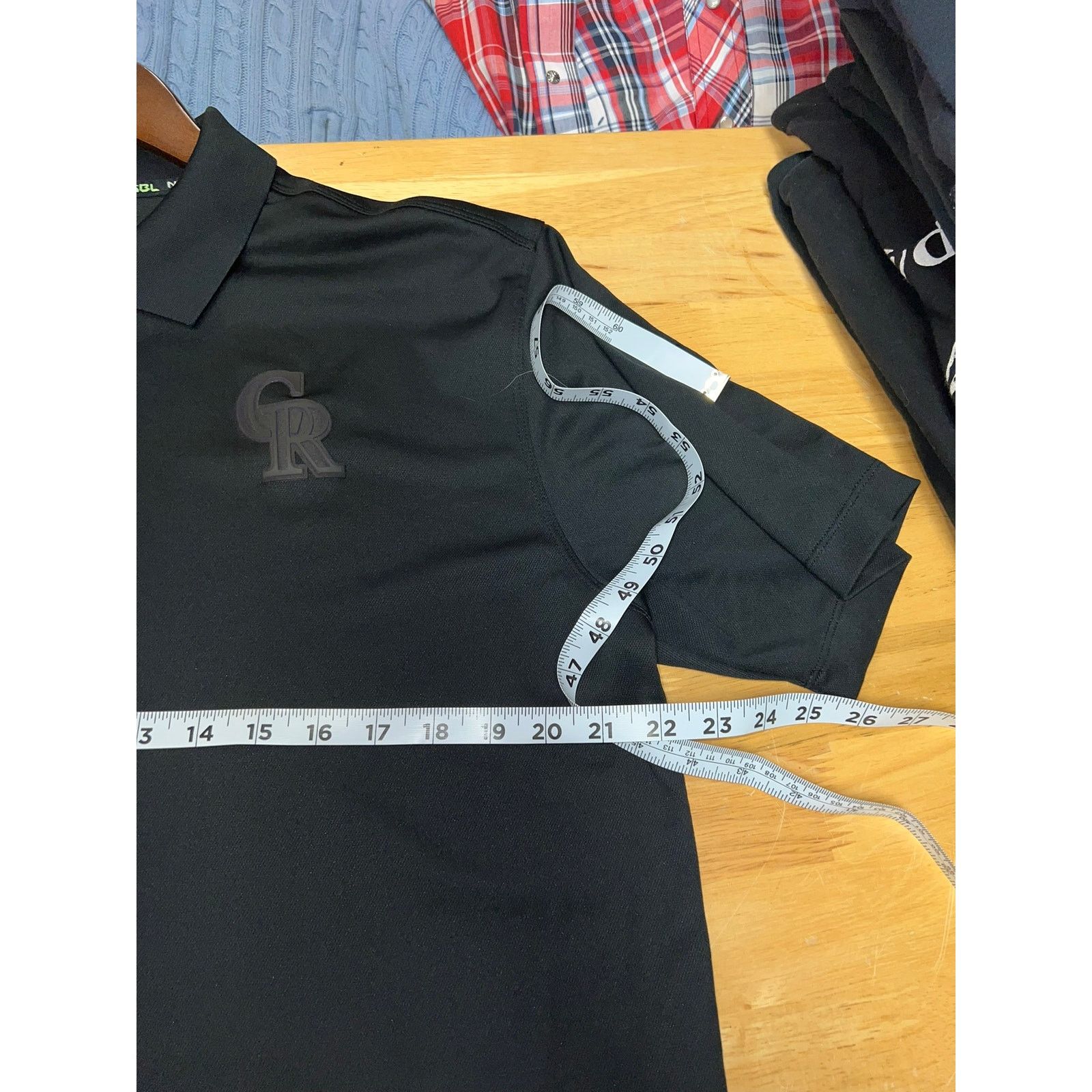 Nike Nike Baseball Polo Shirt Colorado Rockies MLB Black Large Size US L / EU 52-54 / 3 - 9 Thumbnail