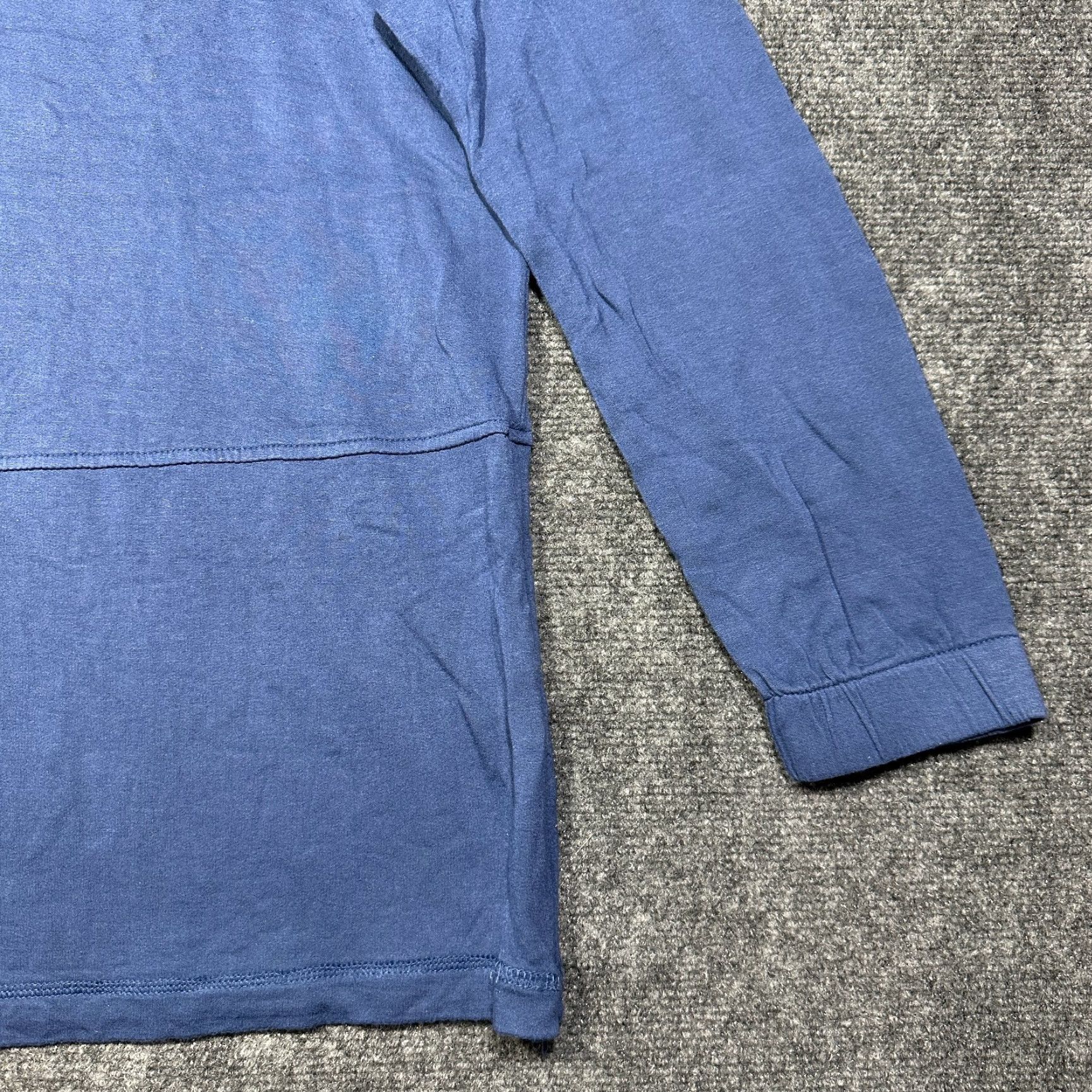 J. Jill J. Jill Top Womens Small Blue Stretch Long Sleeve Tee Shirt Pullover Side Zip Hem V-Neck Shirt Ladies XS? Size S / US 4 / IT 40 - 3 Thumbnail
