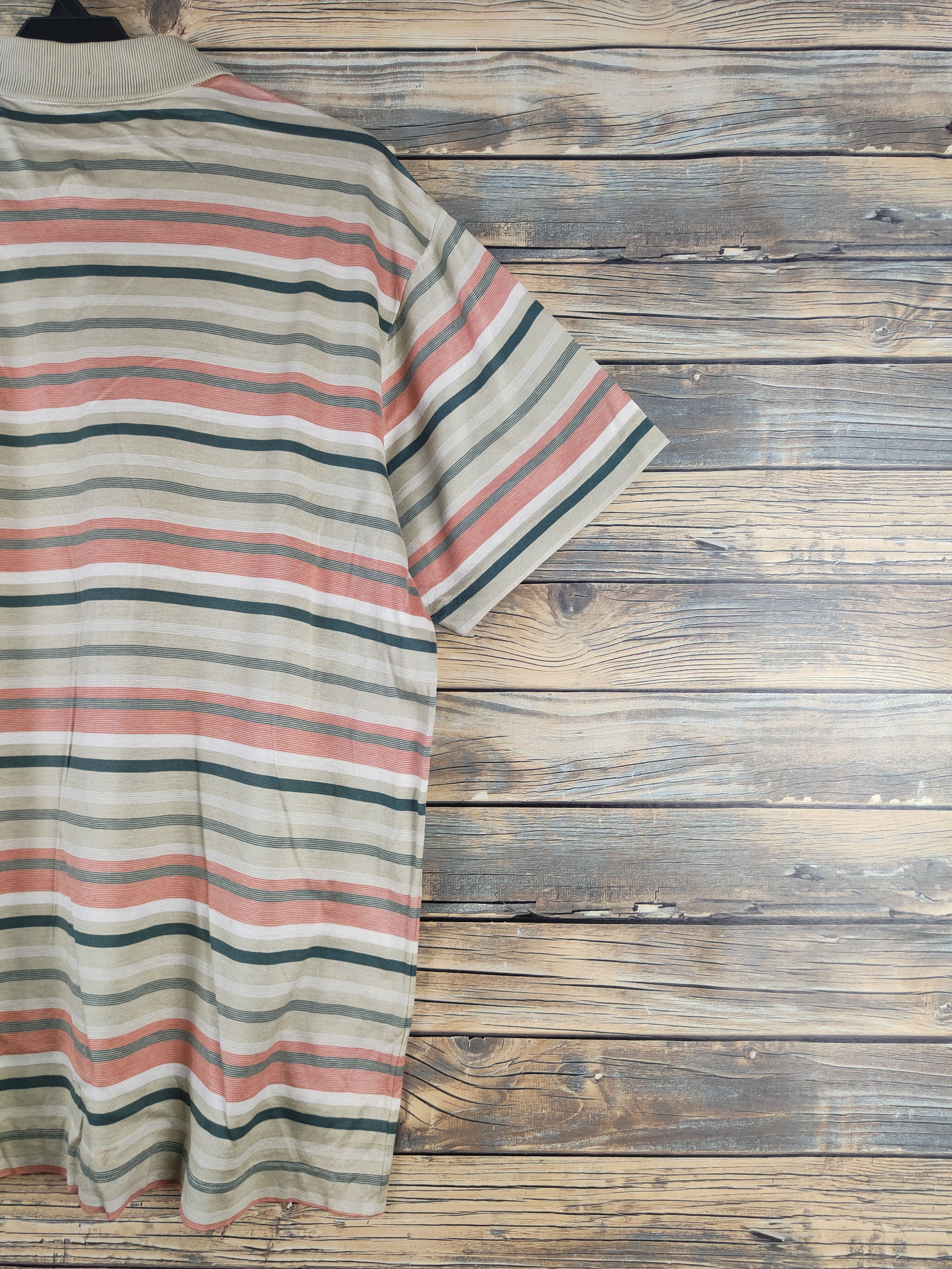 Longchamp DL Longchamp vintage stripe Light Olive Polos #2745 Size US L / EU 52-54 / 3 - 10 Thumbnail