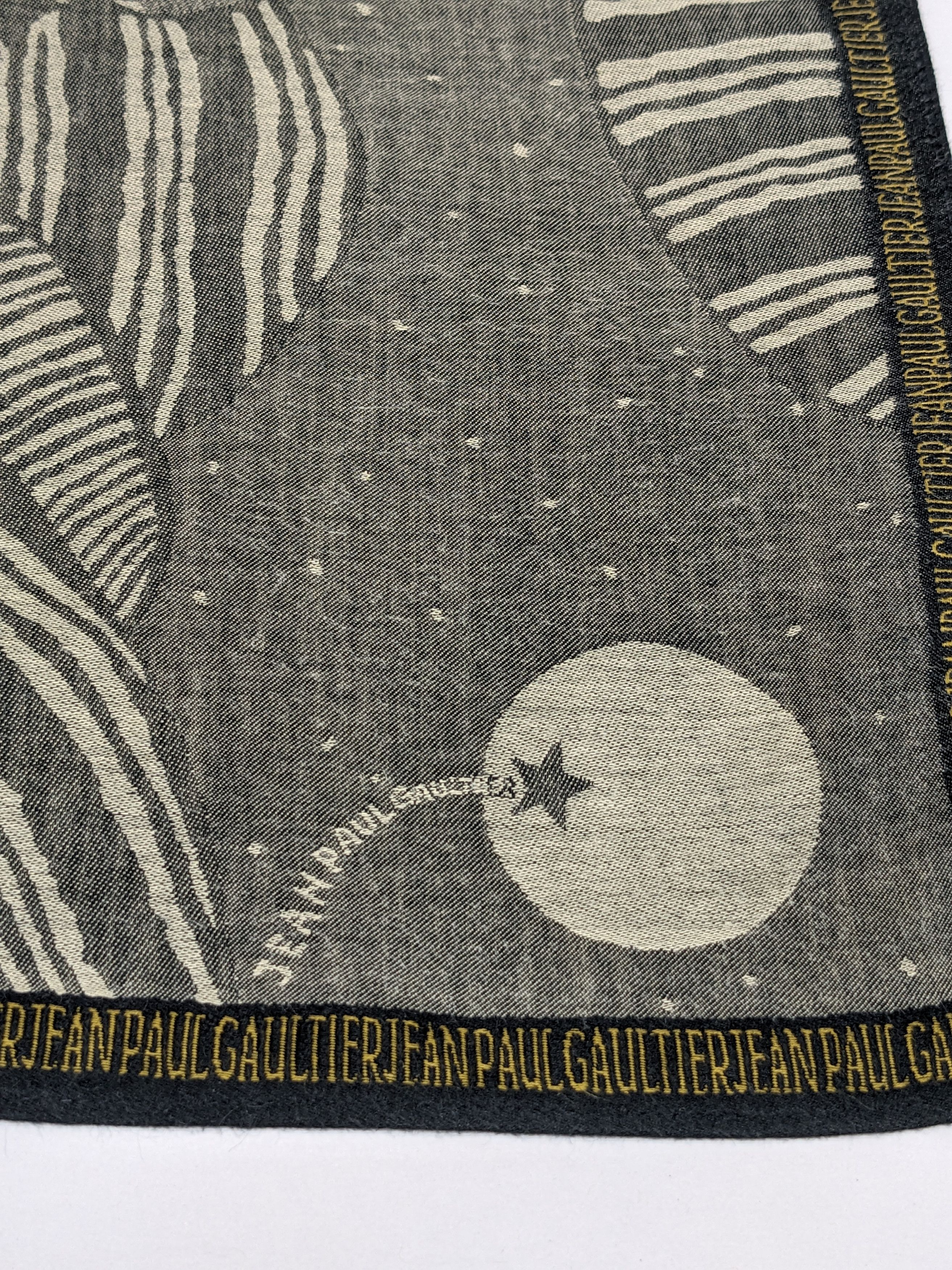 Jean Paul Gaultier Jean Paul Gaultier Handkerchief Celestial Space Moon Star Size ONE SIZE - 2 Thumbnail