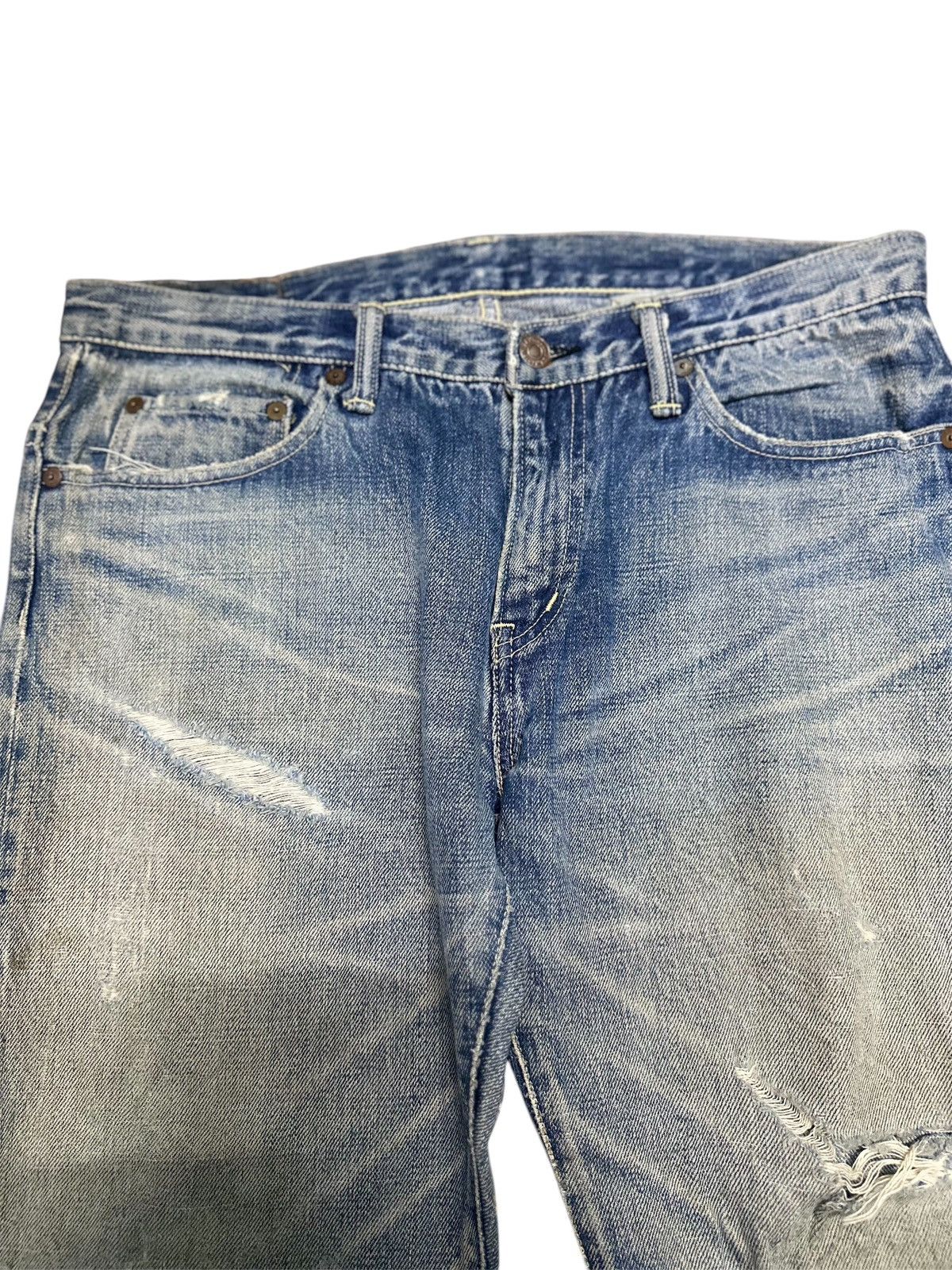 Vintage 💥Japanese brand💥 Flare Bootcut Crazy Design 💥 Size US 32 / EU 48 - 3 Thumbnail