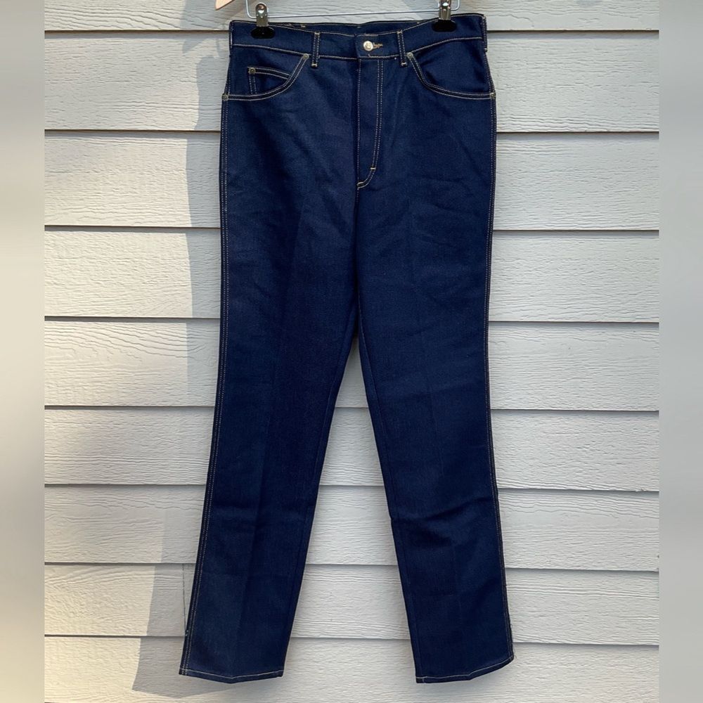 Lee Vintage 1970’s Lee Men’s Rider Fit Jeans 34X36 Deadstock NWT Size US 34 / EU 50 - 2 Thumbnail