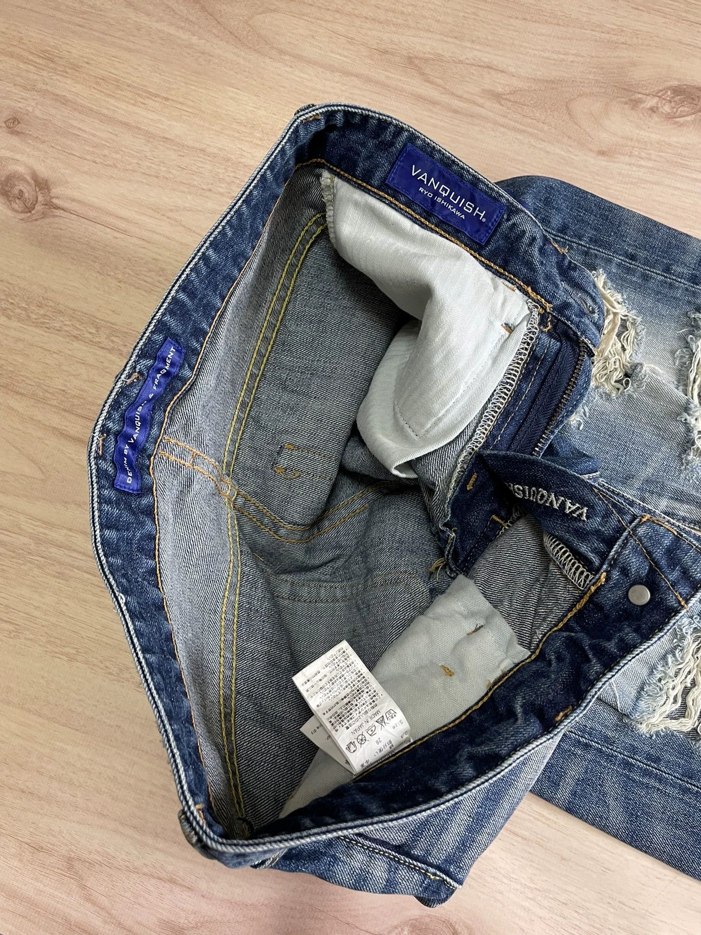 Fragment Design FRAGMENT x VANQUISH Skinny Jeans W28 Large Cut Lightning Size US 28 / EU 44 - 6 Thumbnail