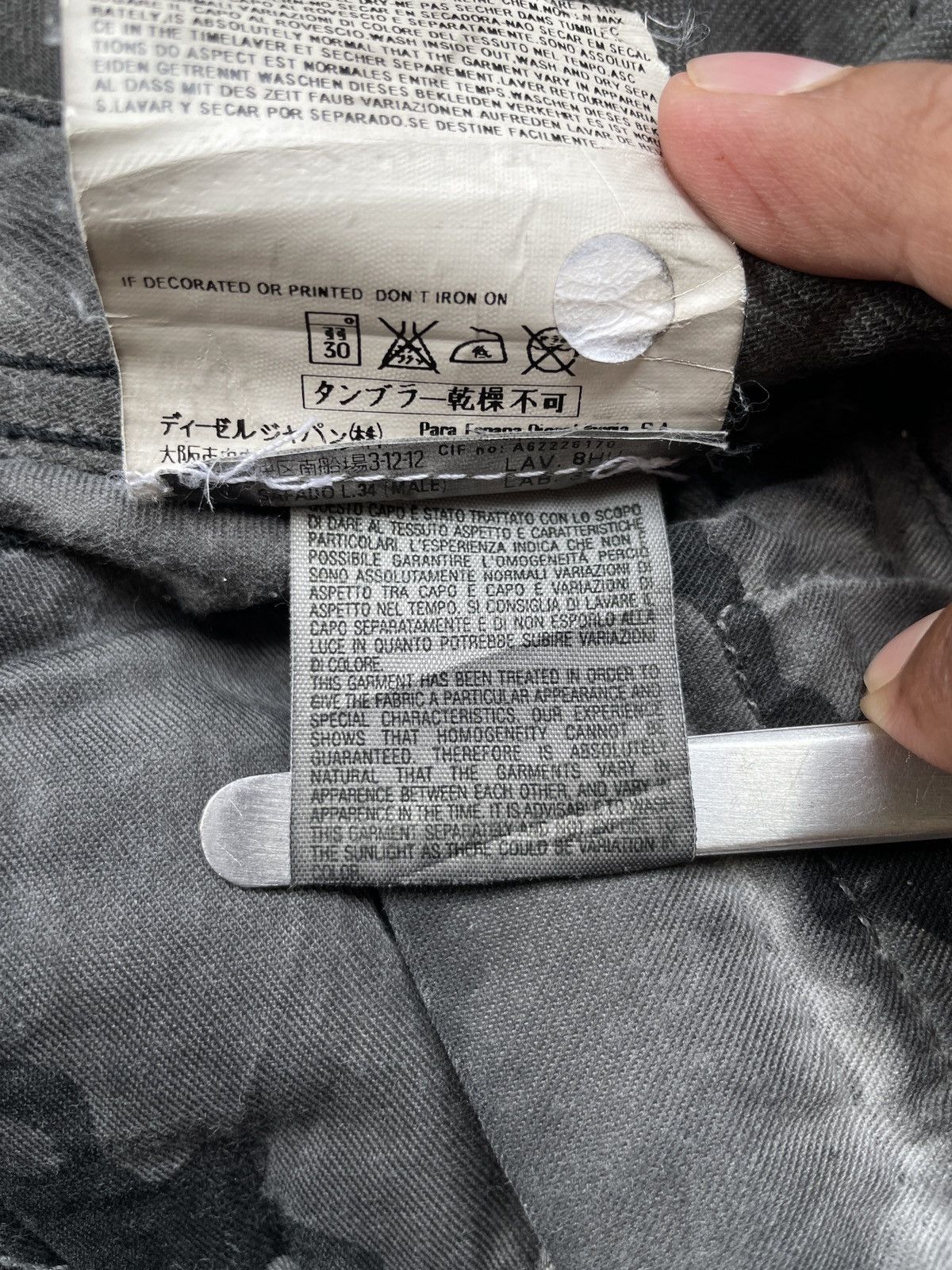 Diesel DIESEL SAFADO DISTRESSED JEAN Size US 32 / EU 48 - 19 Thumbnail