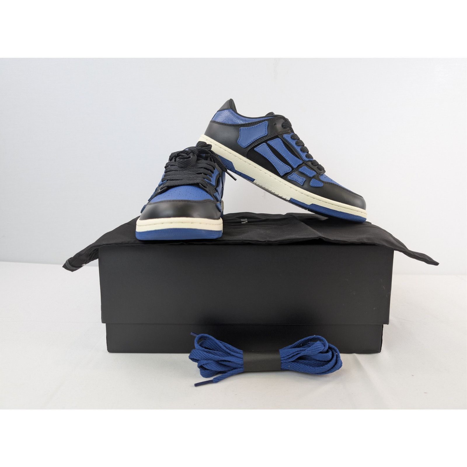 Amiri o1rshd1 Q:2 / Skeleton Top Low Sneakers in True Blue Size US 10 / EU 43 - 15 Thumbnail