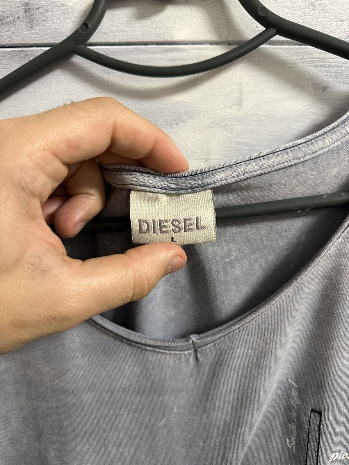 Diesel Rare Vintage T-Shirt Diesel Industry Avant-Garde Y2K style Size US L / EU 52-54 / 3 - 9 Thumbnail