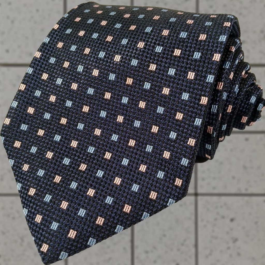 Brooks Brothers Brooks Brothers Necktie 346 Pure Silk Blue Pink Blue Pattern 3.5" x 60" Men Silk Tie Classic 57"-60" Blue Mens Size ONE SIZE - 1 Thumbnail