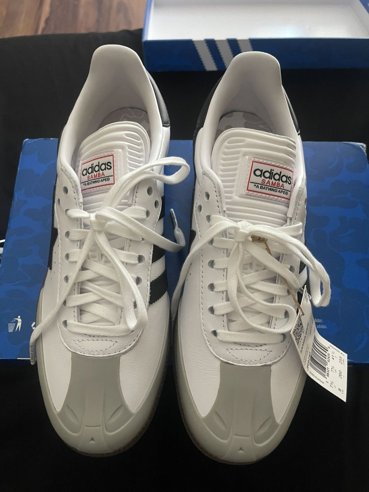 Adidas Bape x Adidas Sambas Size US 8 / EU 41 - 2 Thumbnail