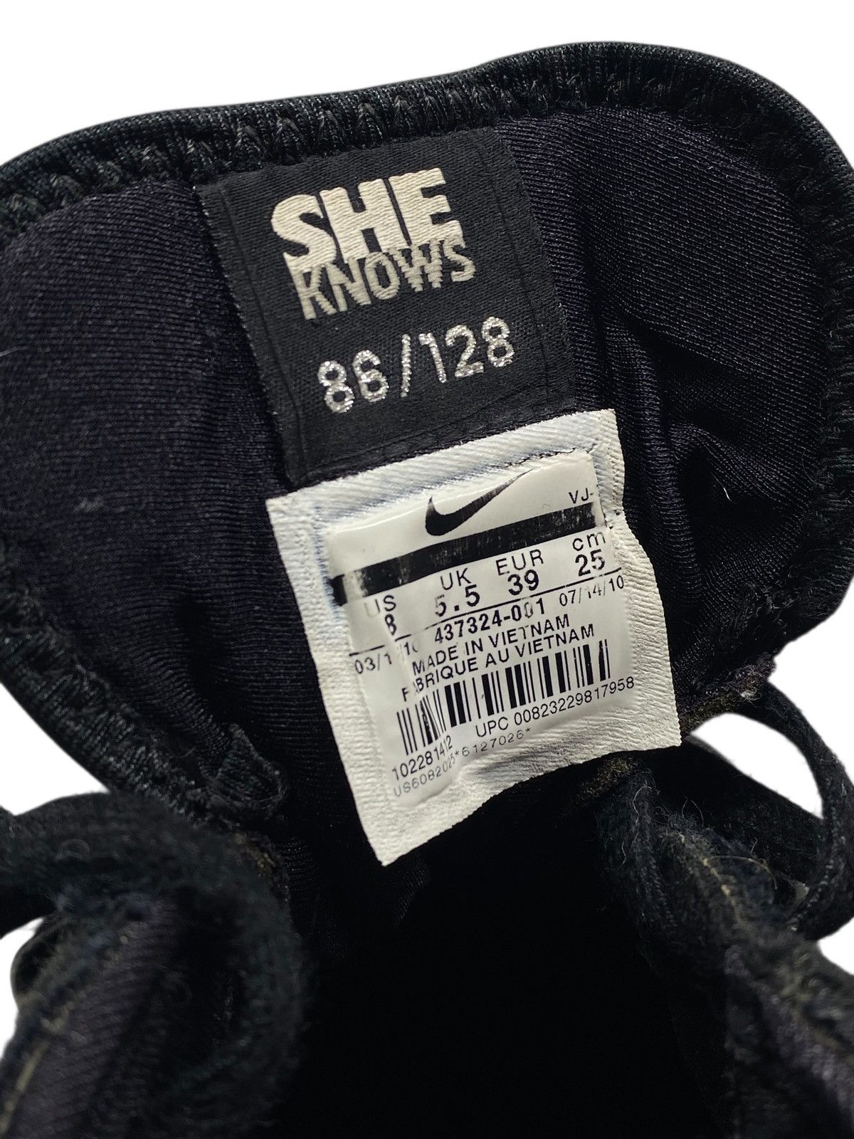 Nike LIMITED NIKE BLACK AVENUE SERENA WILLIAMS SHE KNOWS 86 / 128 Size US 8 / EU 41 - 14 Thumbnail