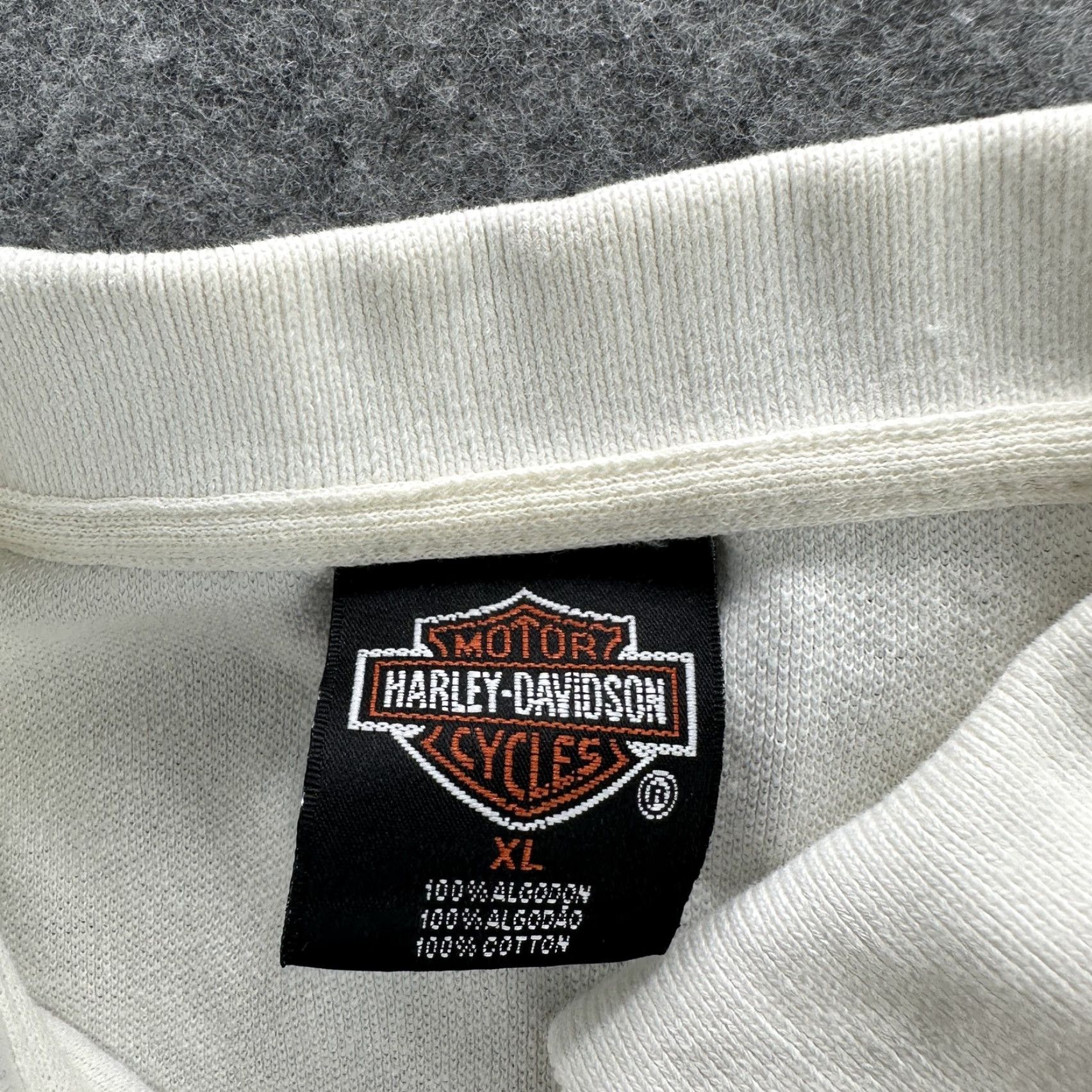 Harley Davidson VINTAGE Harley-Davidson Polo Shirt Mens XL Cancun Embroidered Short Sleeve Motorcycle White Clothing Size US XL / EU 56 / 4 - 7 Thumbnail