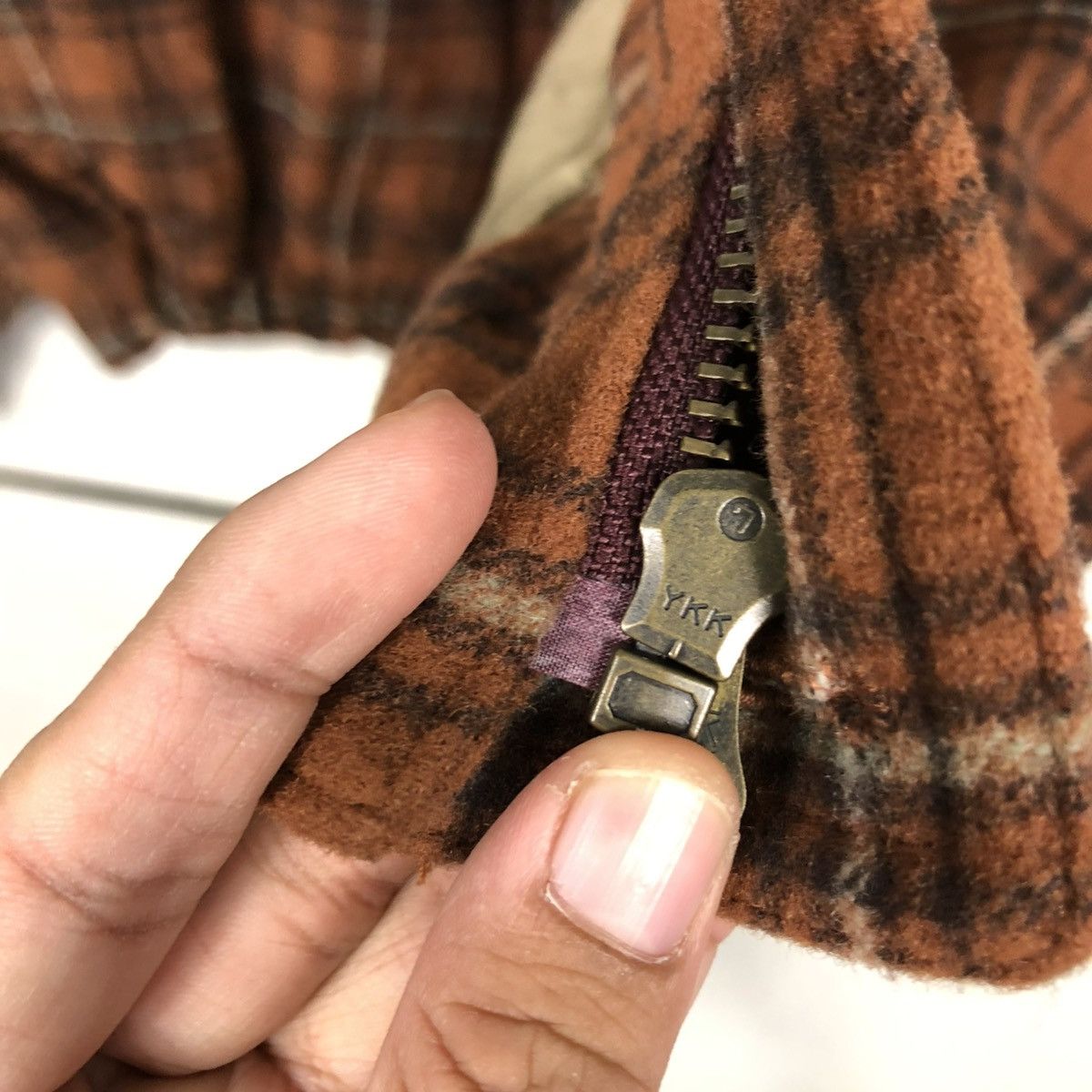 Japanese Brand 🔥VINTAGE BOMBER JACKET TARTAN DESIGN UPPISH ISSEY MIYAKE Size US L / EU 52-54 / 3 - 19 Thumbnail