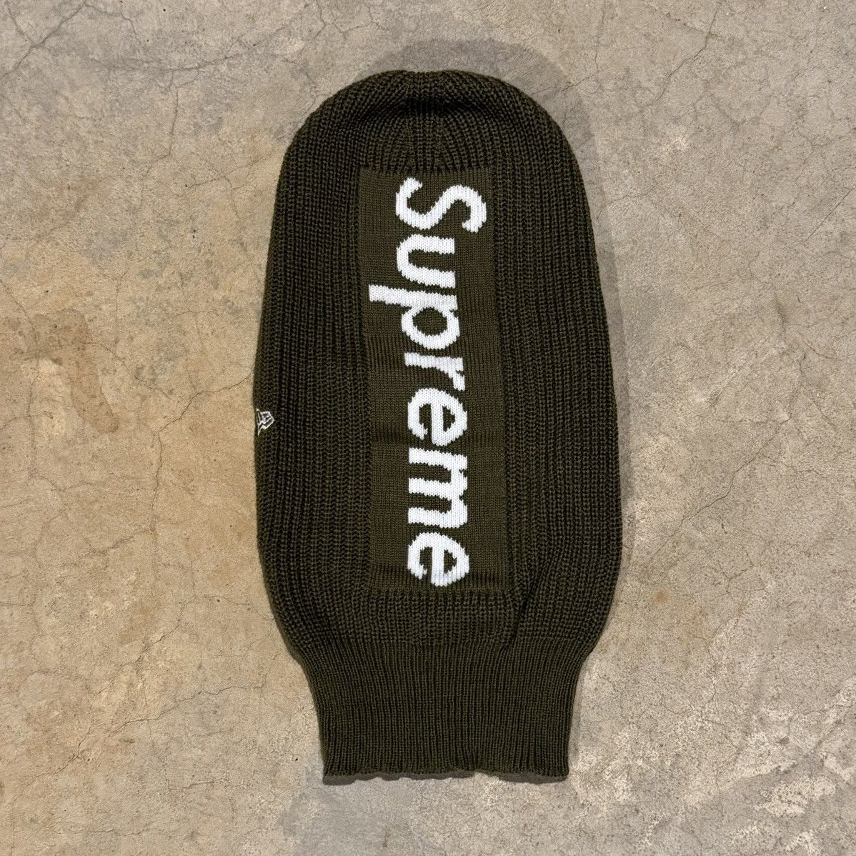 New Era × Supreme Supreme FW20 New Era Balaclava Ski Face Mask Olive Green Size ONE SIZE - 1 Thumbnail