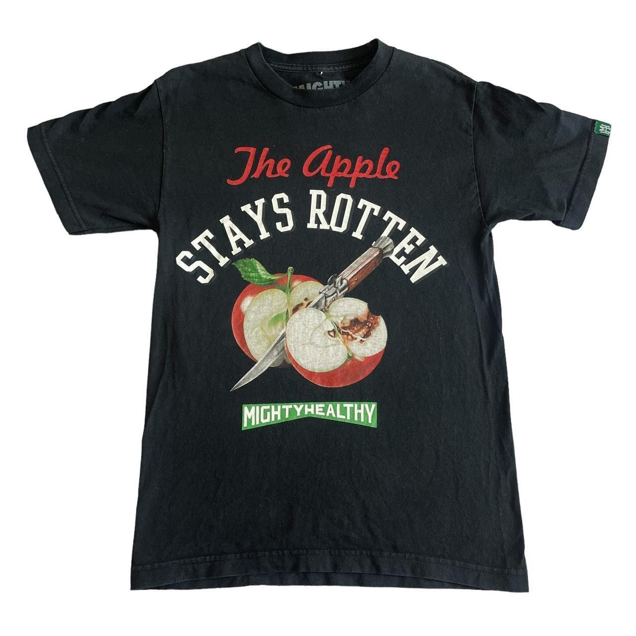 Mighty Healthy Mighty Healthy Rotten Apple T-Shirt Black Men's Size S Size US S / EU 44-46 / 1 - 1 Thumbnail