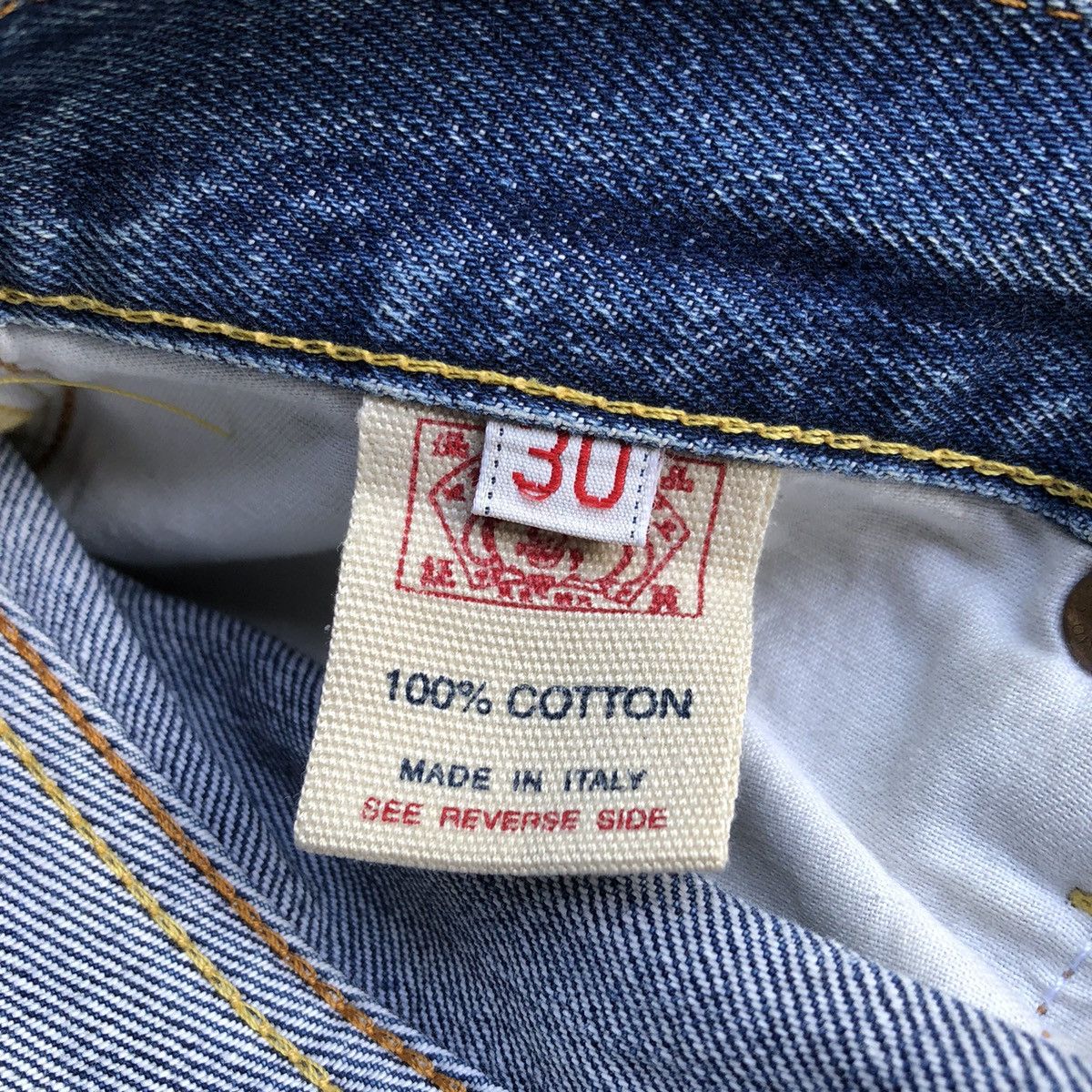 Evisu Evisu Embroidered Seagull Selvedged Pants Size US 30 / EU 46 - 9 Thumbnail