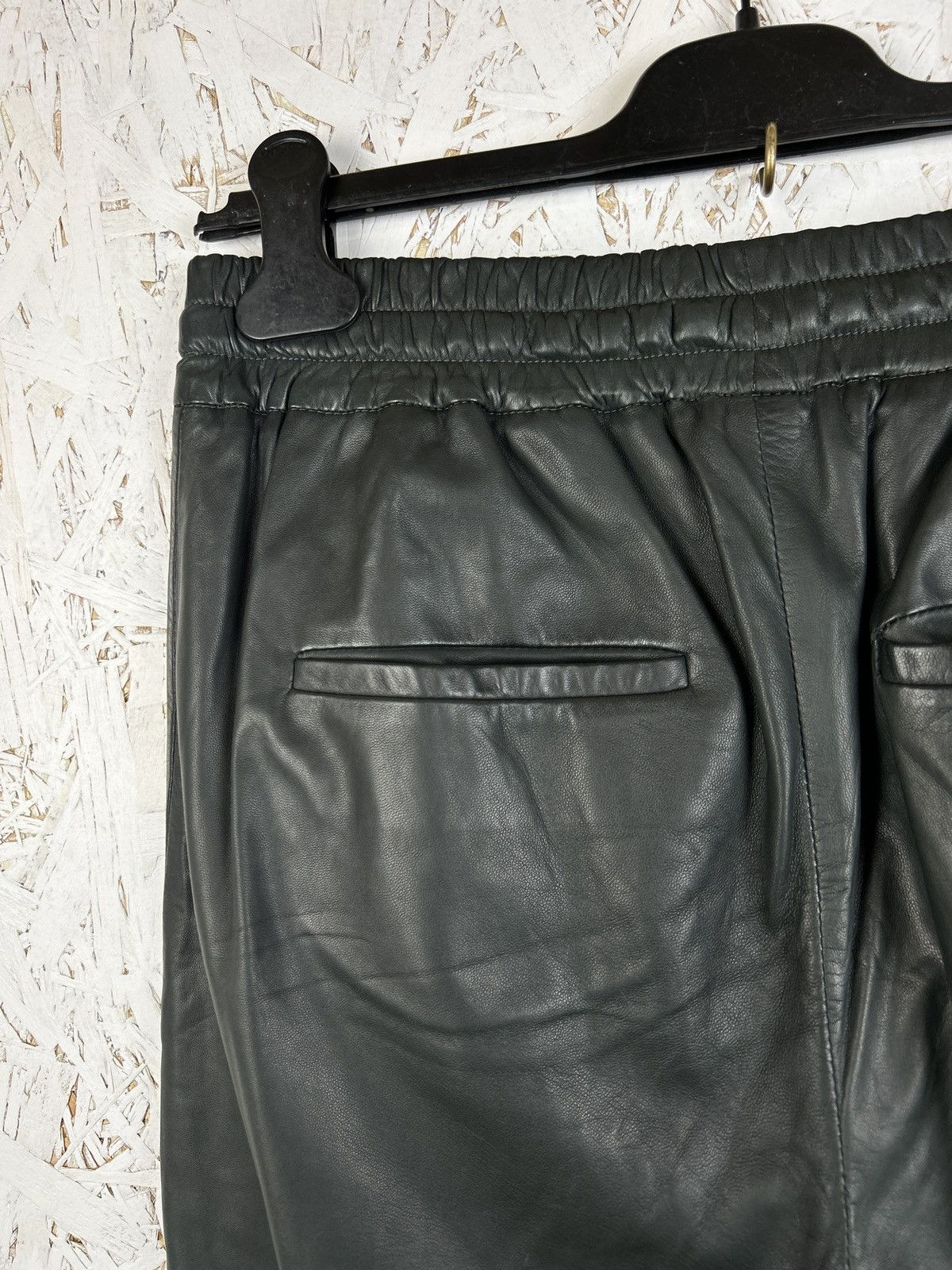 Brunello Cucinelli Brunello Cucinelli Leather Trousers Pants Size 40 Size 27" / US 4 / IT 40 - 6 Thumbnail
