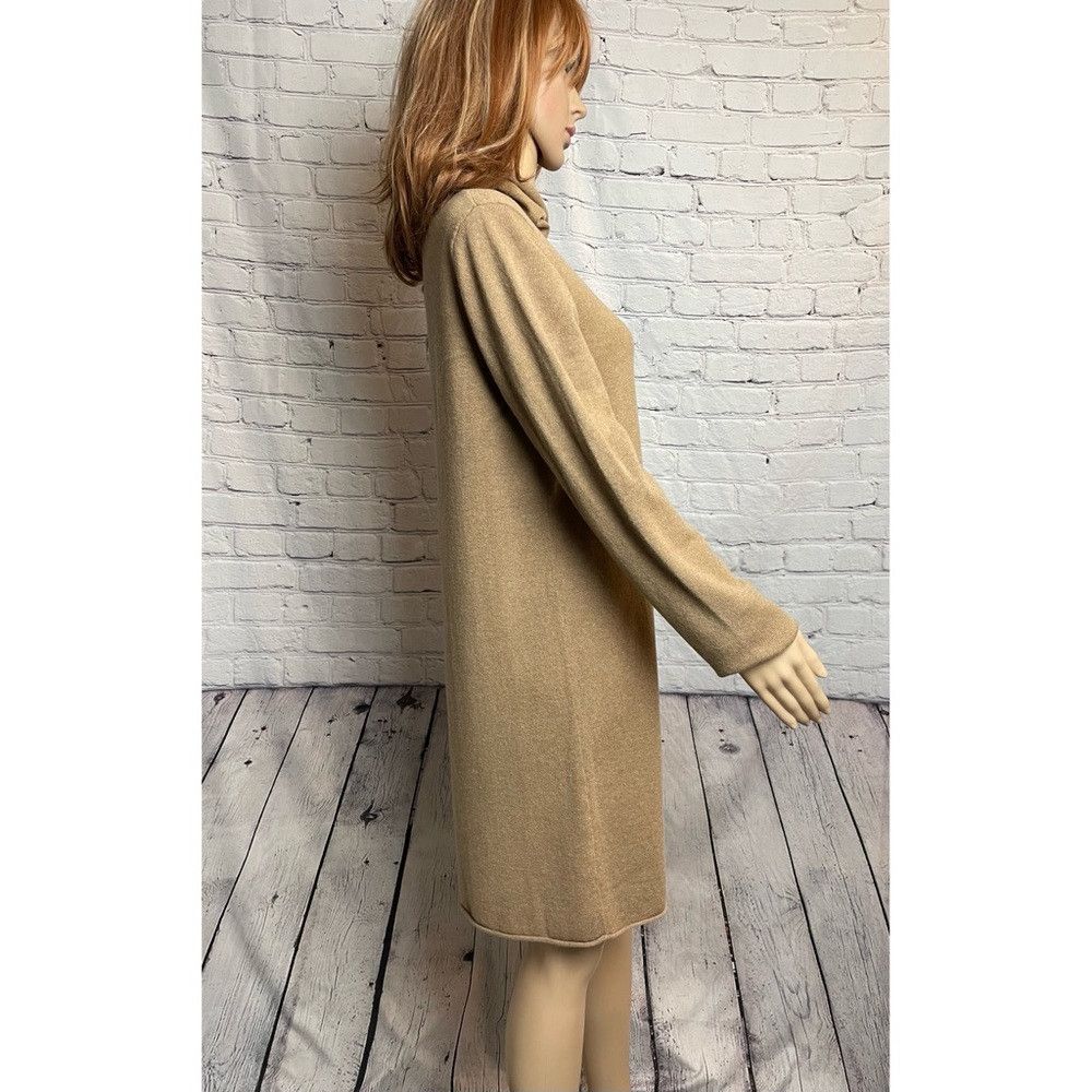 Anthropologie New n:Philanthropy Turtleneck Sweater Lace-up Back Wool Dre Size L / US 10 / IT 46 - 3 Thumbnail