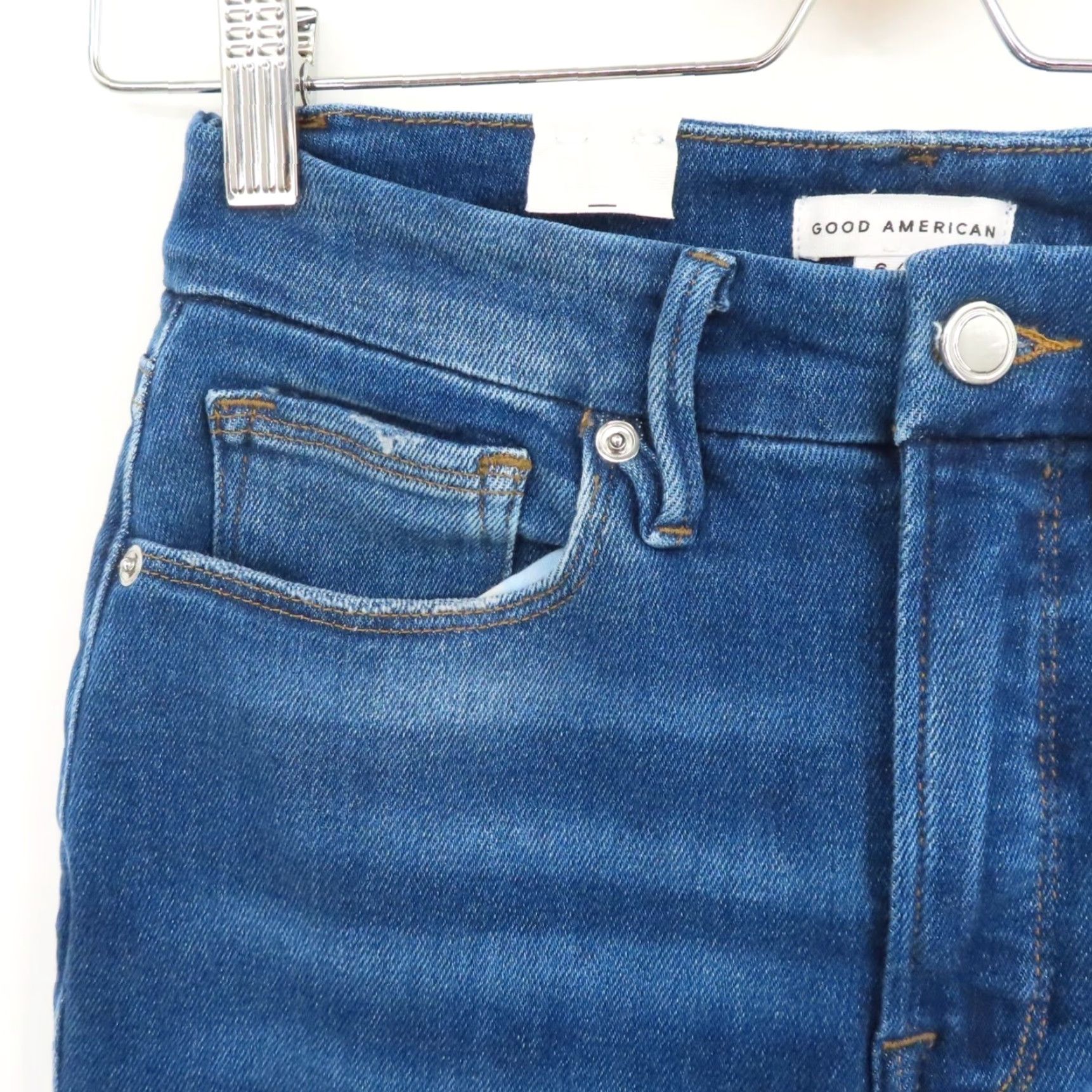 Good American Good American Jeans Womens 6 28 Good Legs Crop Denim Skinny NEW No Tag Blue Cotton Denim 5-Pocket Stretch-Regular Size 28" / US 6 / IT 42 - 3 Thumbnail