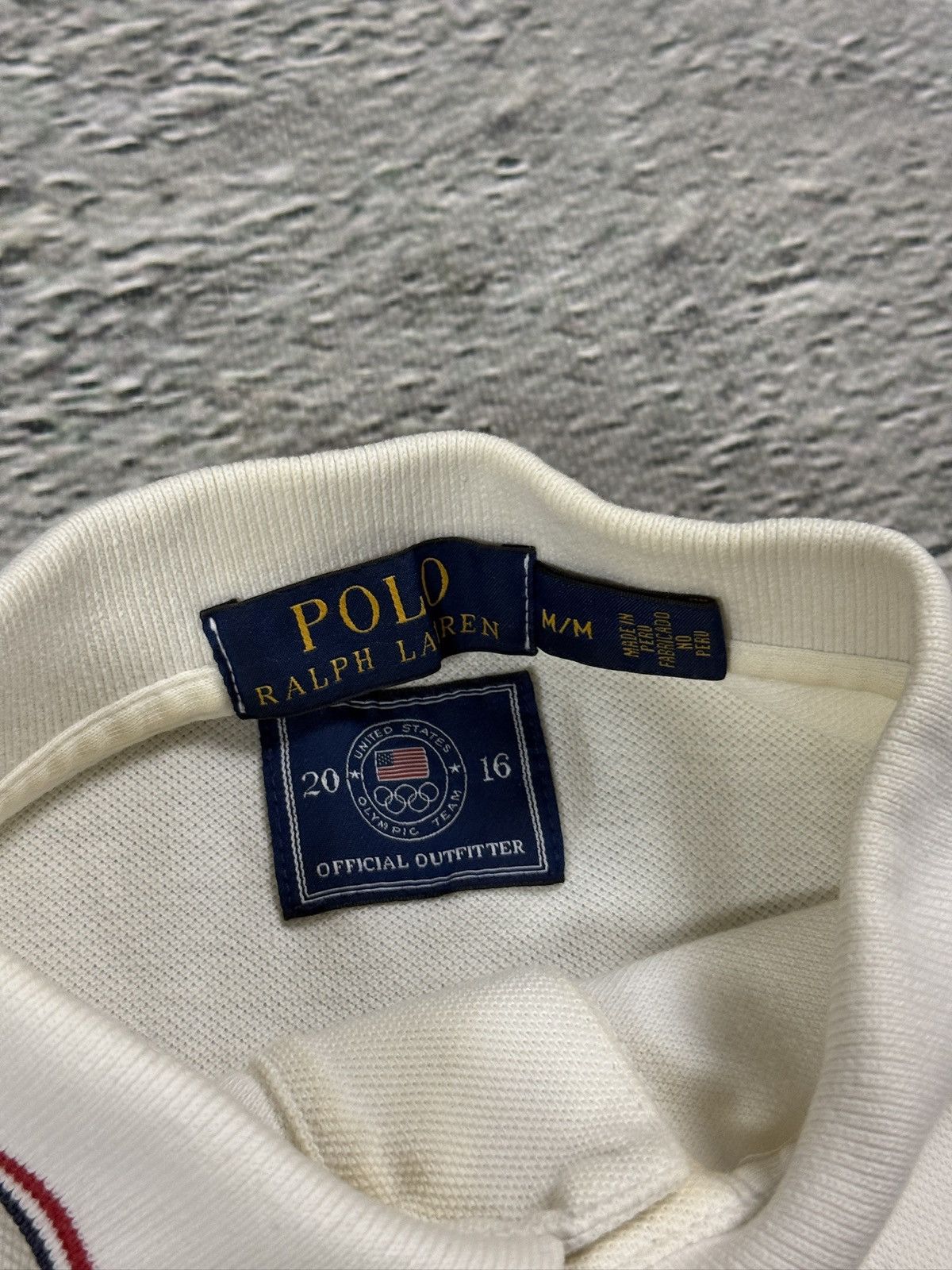 Ralph Lauren Chief Keef Polo Ralph Lauren USA white Polo Olympics Size US M / EU 48-50 / 2 - 4 Thumbnail