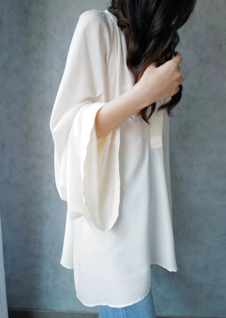 Other HELMUT LANG Silk shirt-style cardigan Size M / US 6-8 / IT 42-44 - 7 Thumbnail