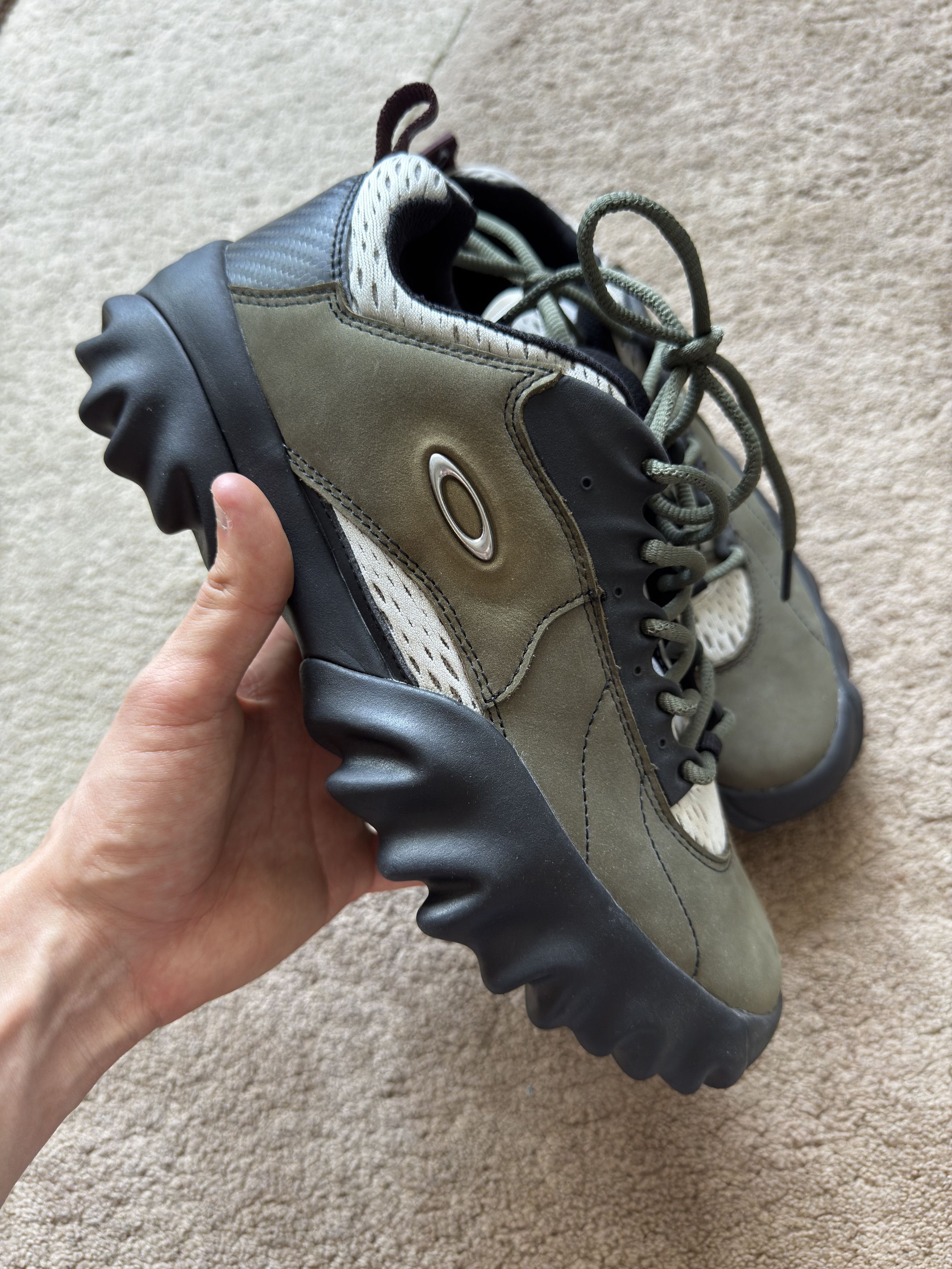 Brain Dead x Oakley Factory Team Chop Saw Olive Sneaker